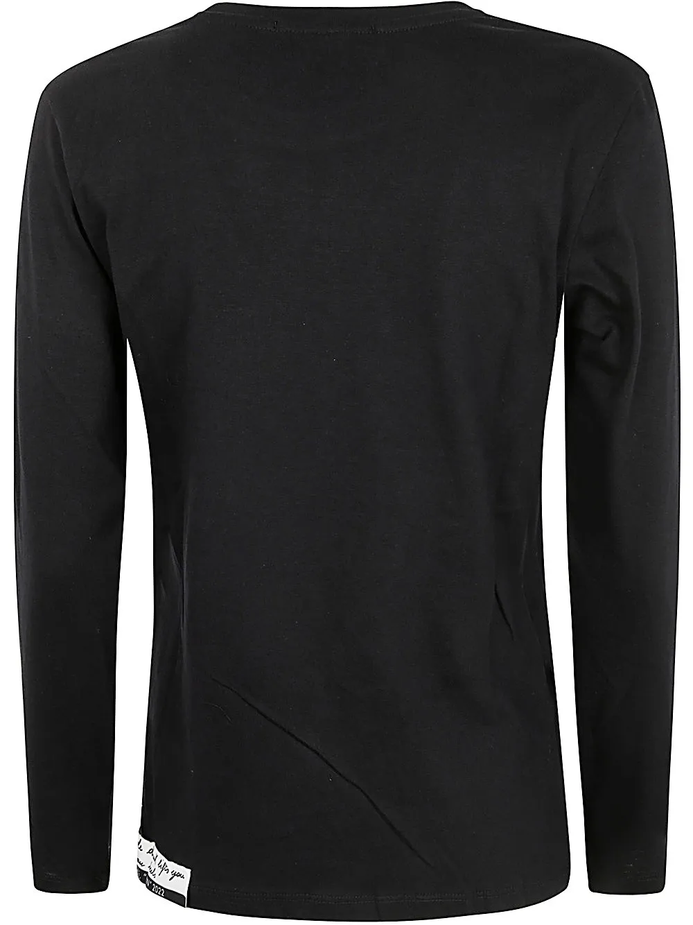 Long Sleeve T-Shirt With Bird And Cocktail Print