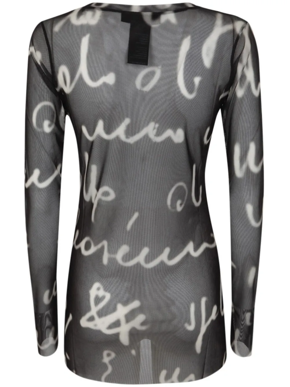 Long Sleeve Mesh Top