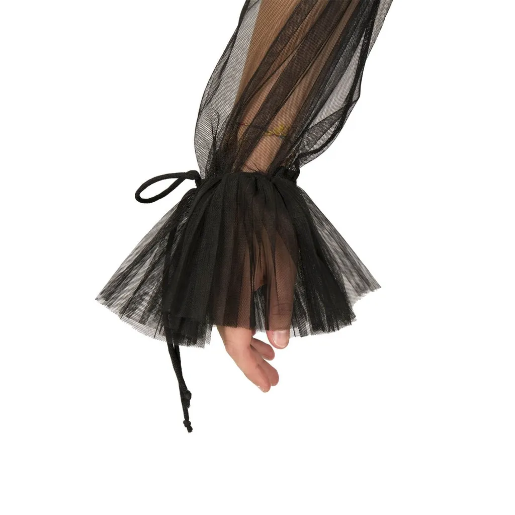 Sheer V-Neck Blouse With Sequin Embellishment