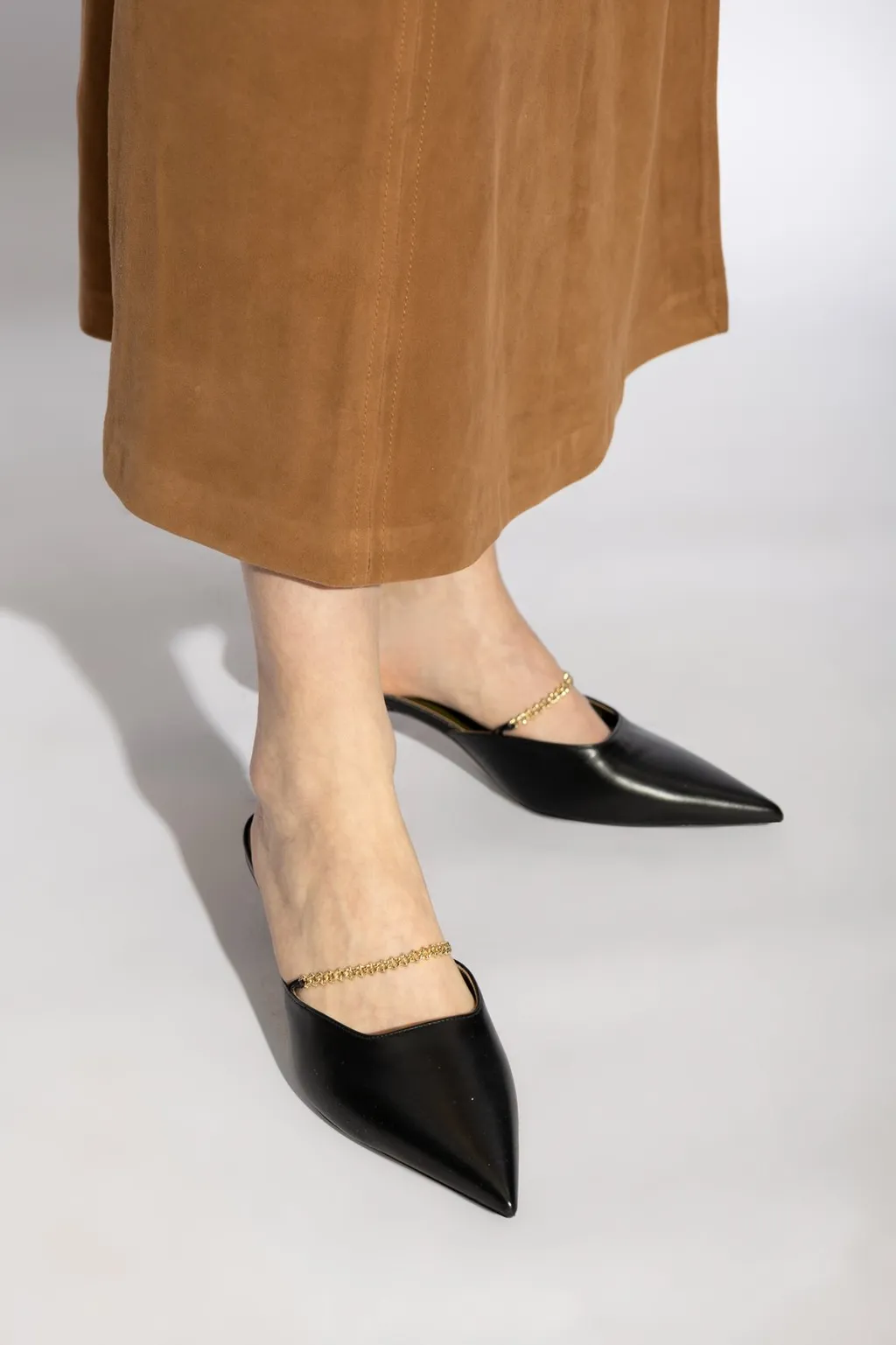 Mules With Chain Detail