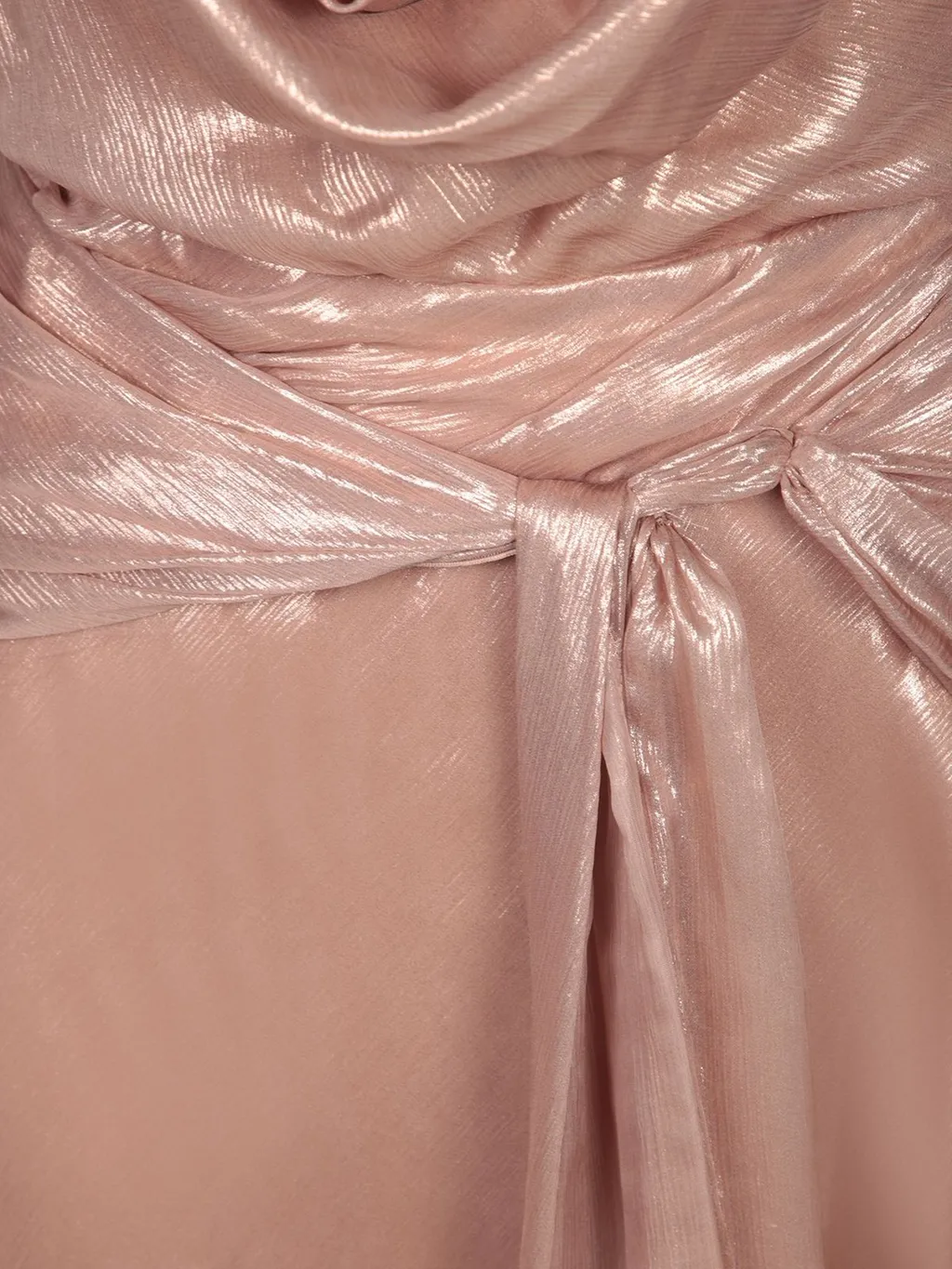 Halterneck Cowl Neck Gown