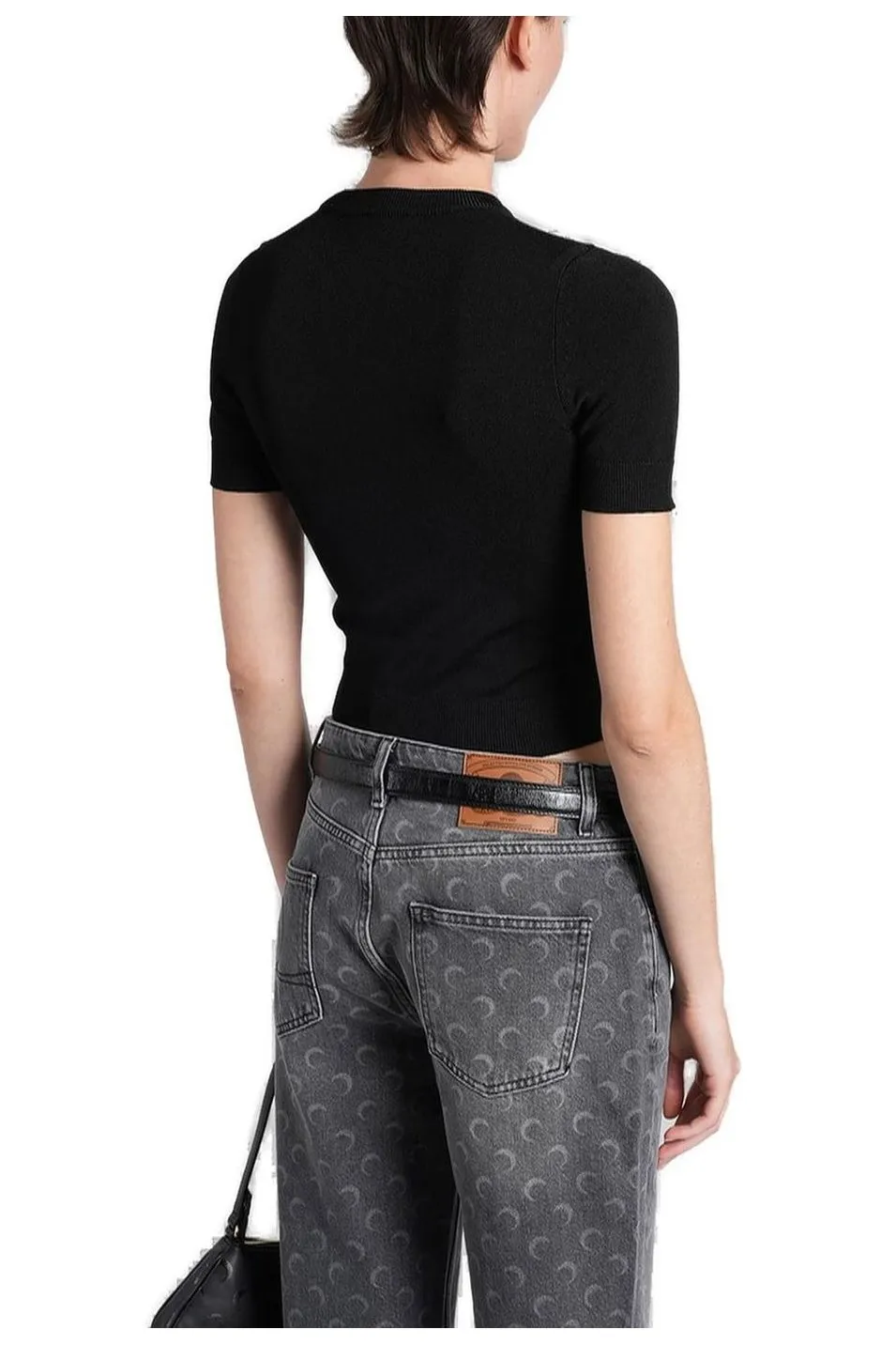 Cropped Knit Top