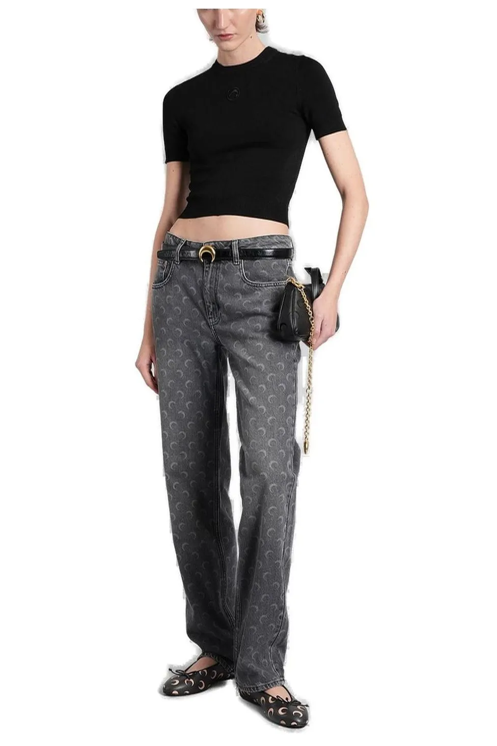 Cropped Knit Top