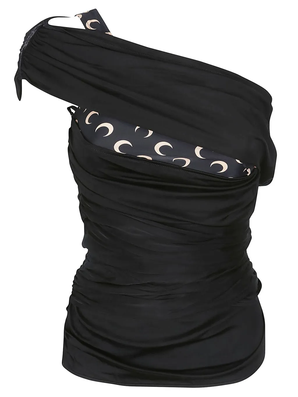 One-Shoulder Draped Top