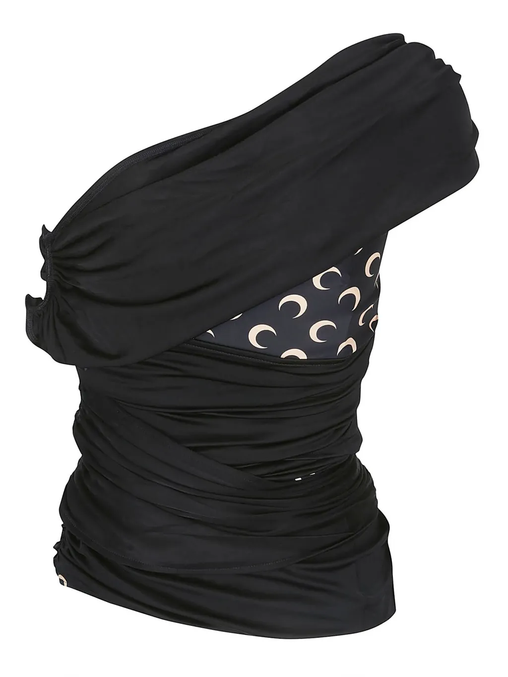 One-Shoulder Draped Top