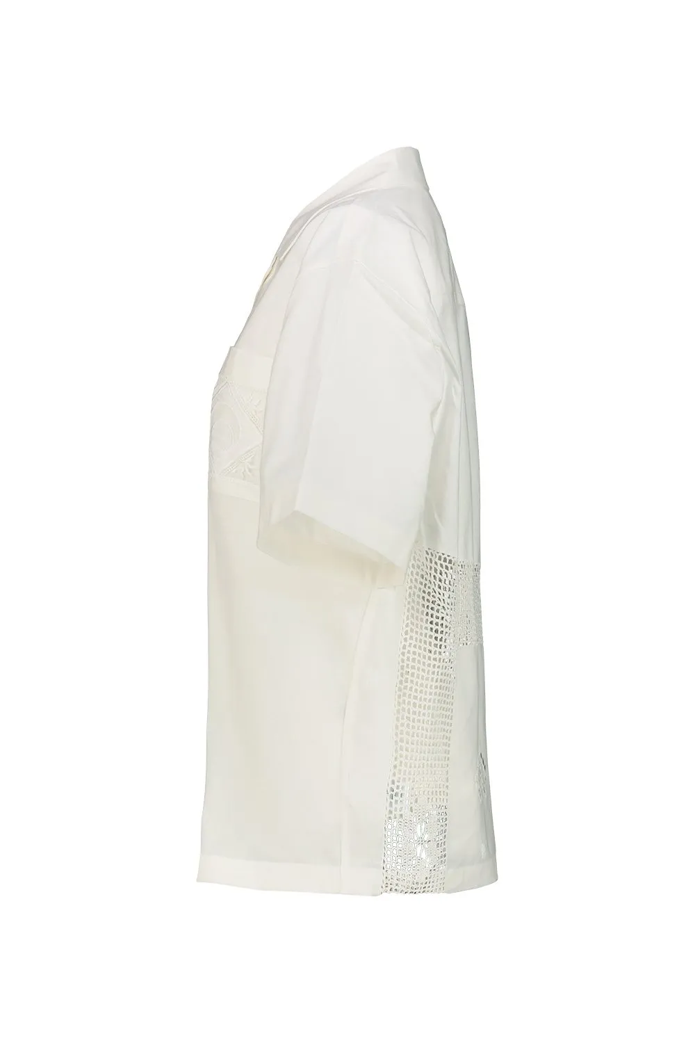 Short Sleeve Shirt With Cut-Out Detail