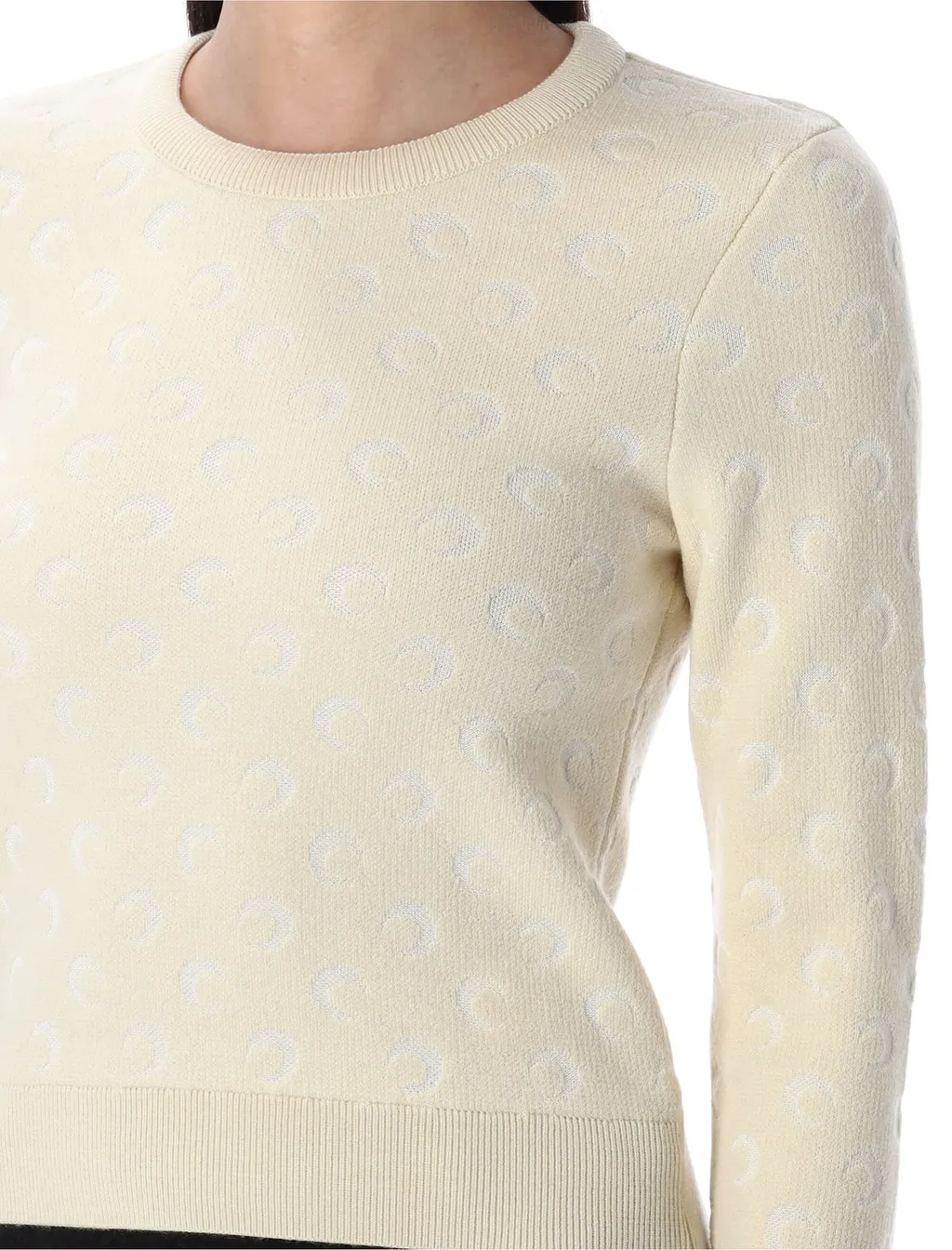 Sweater With All-Over Monogram