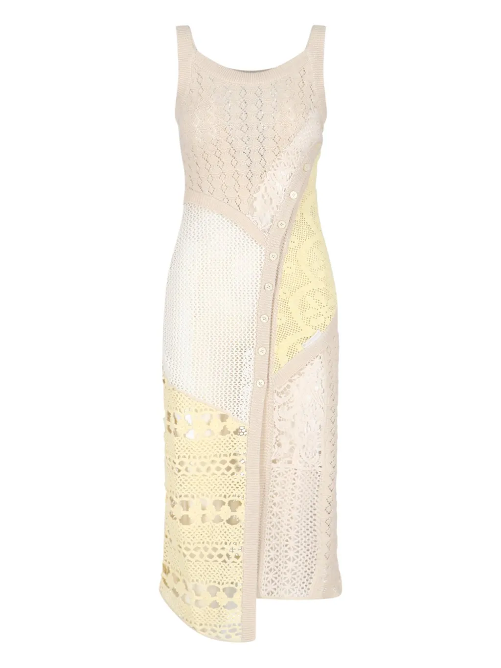 Patchwork Knit Dress