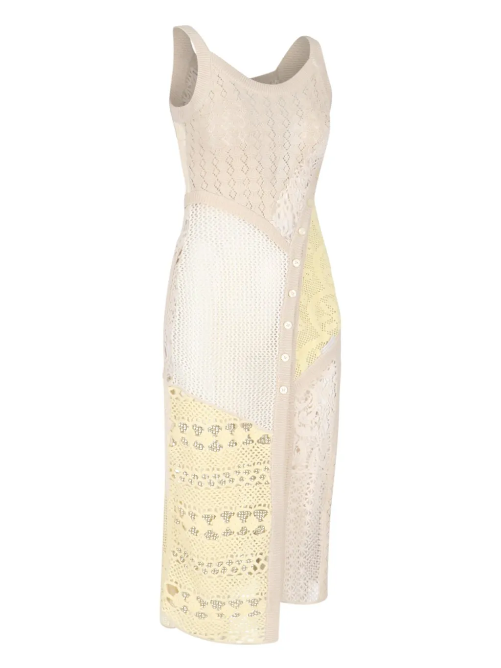 Patchwork Knit Dress