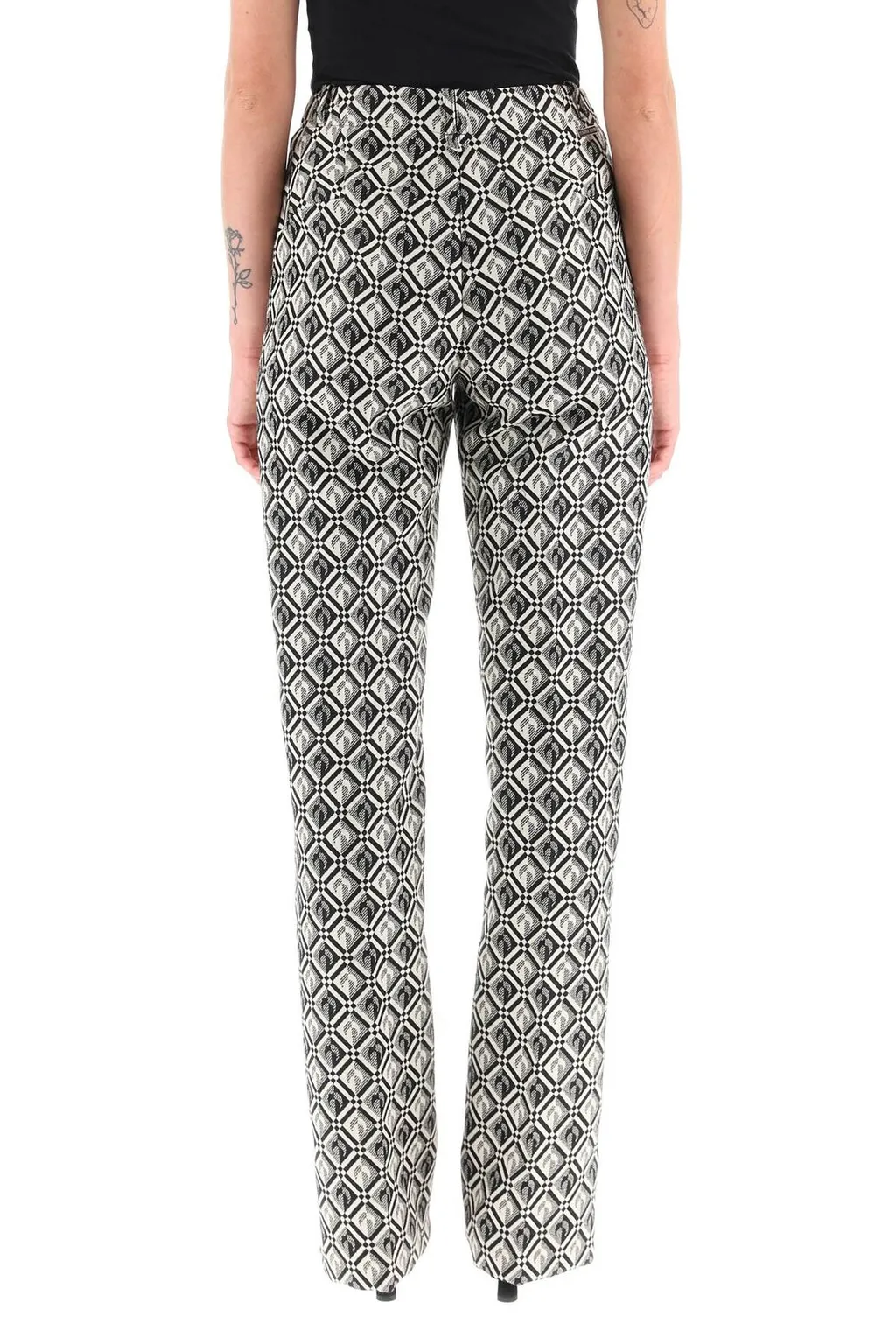 Diamond Print Trousers