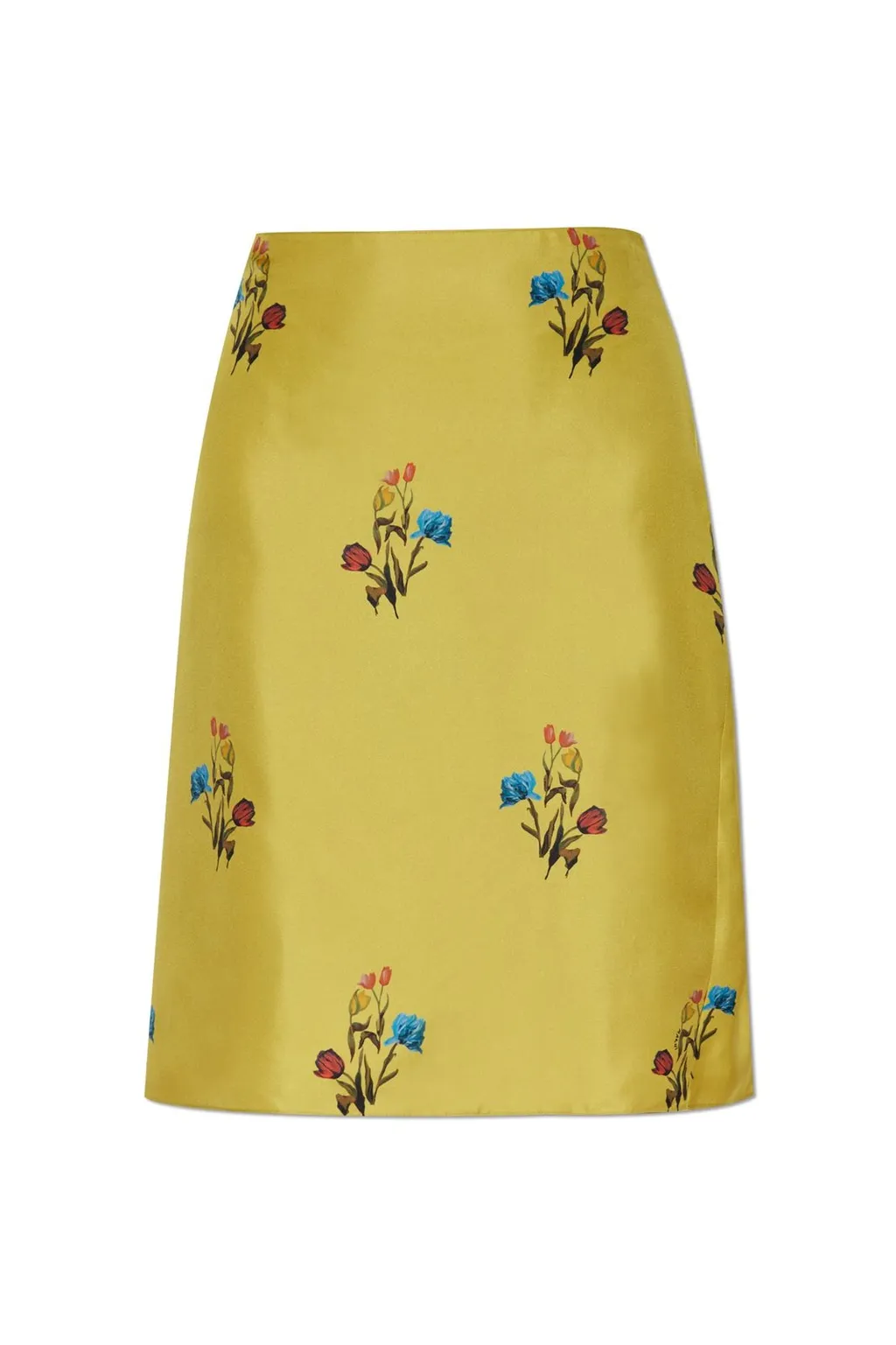 Floral Print Midi Skirt