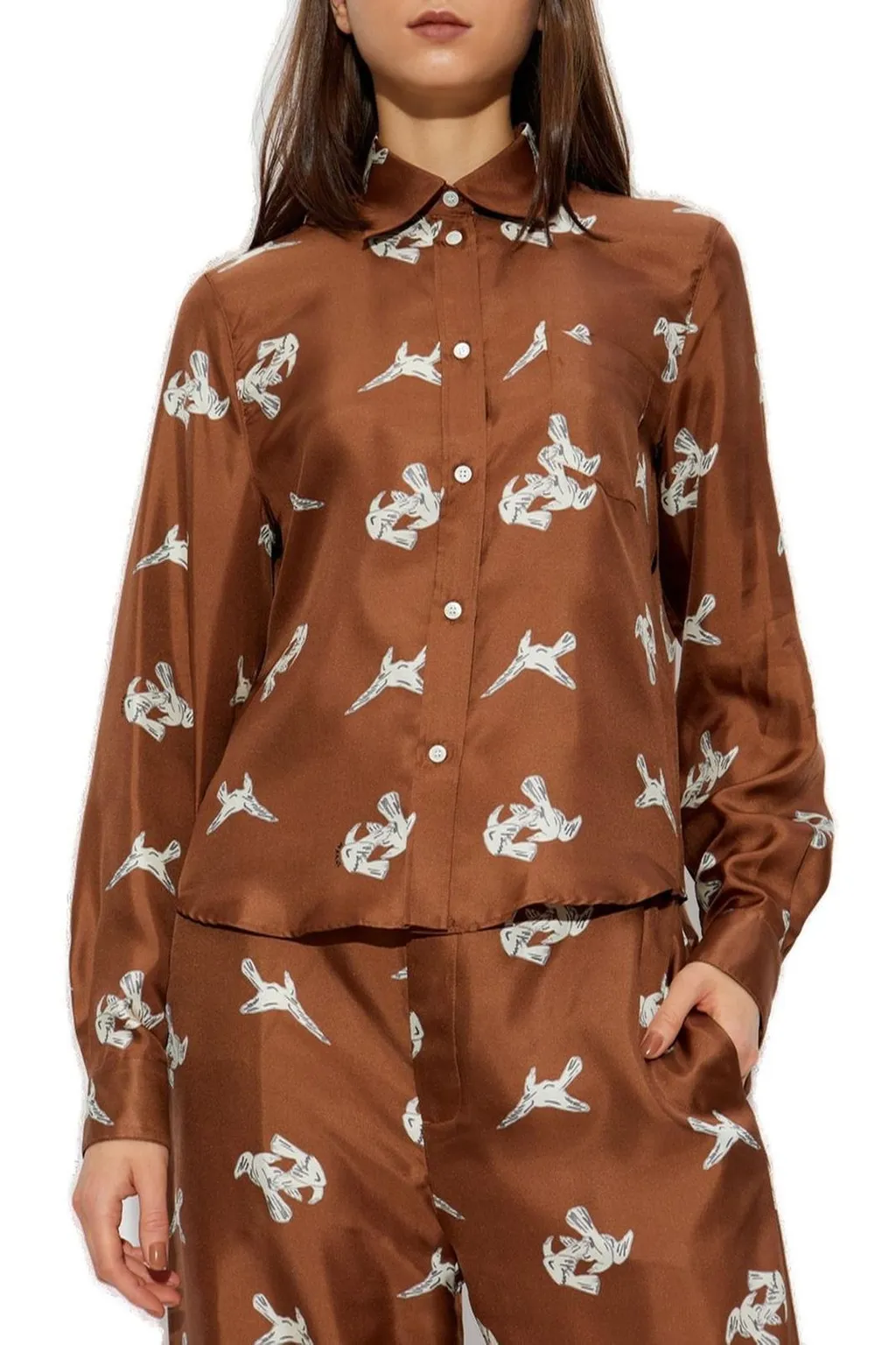 Printed Silk Shirt