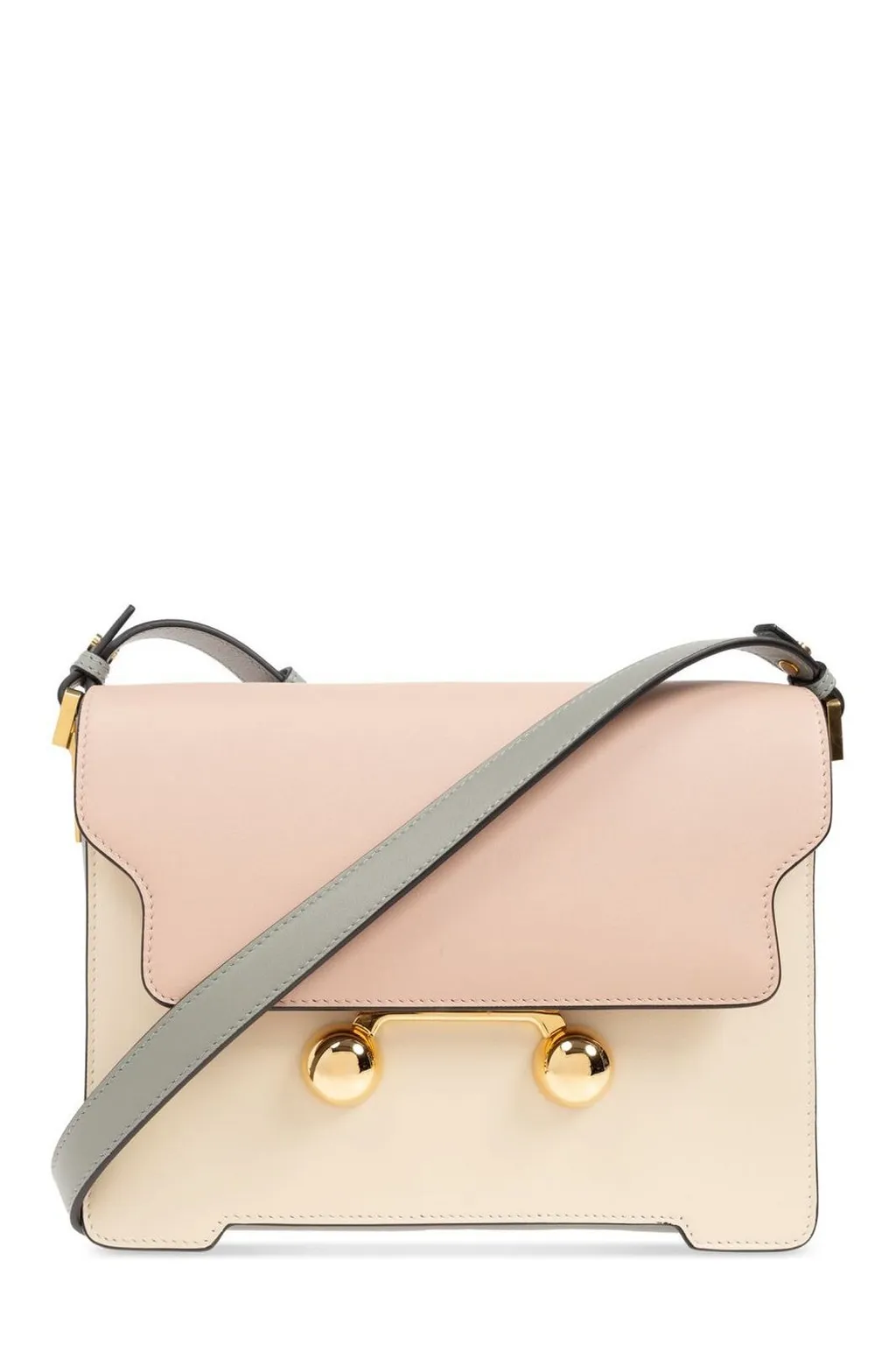 Trunk Colorblock Shoulder Bag