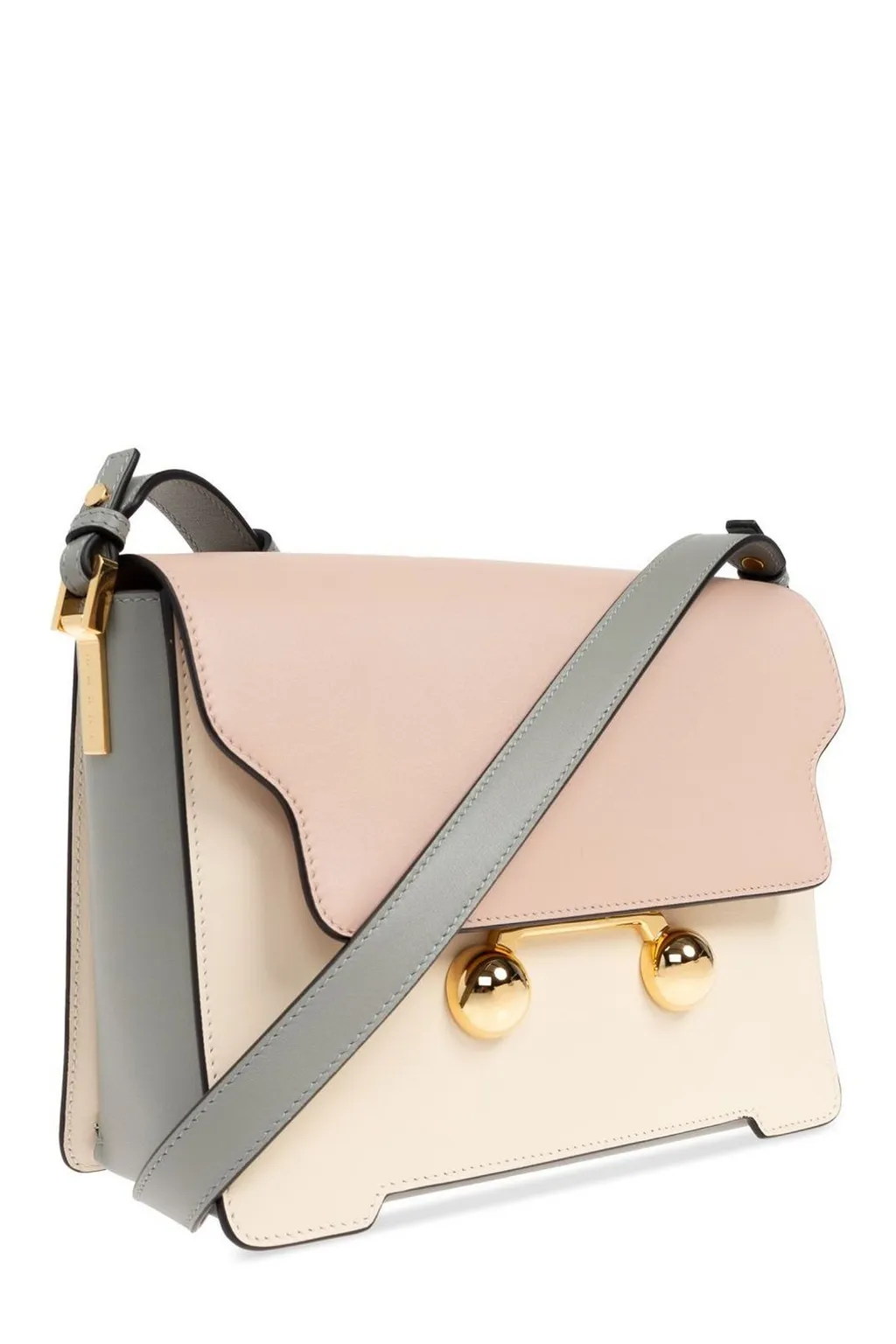 Trunk Colorblock Shoulder Bag