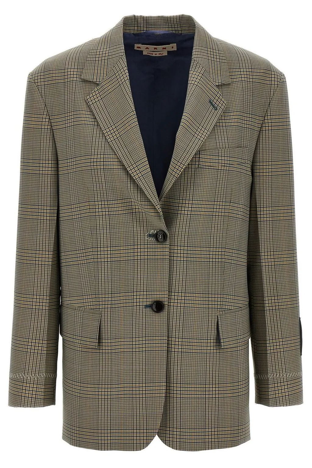 Checked Blazer