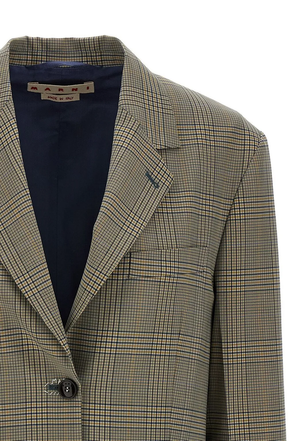 Checked Blazer