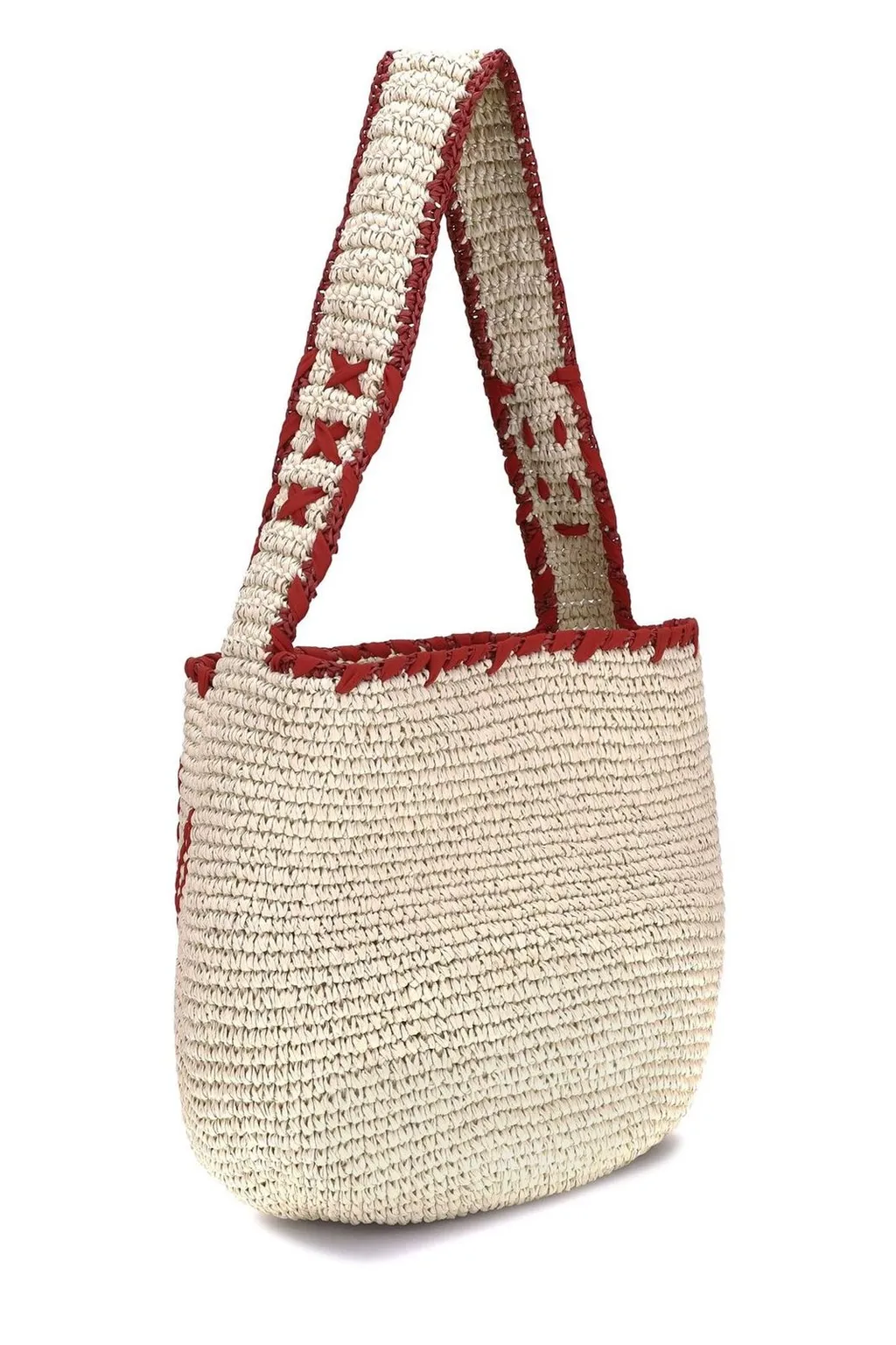 Raffia Hobo Bag