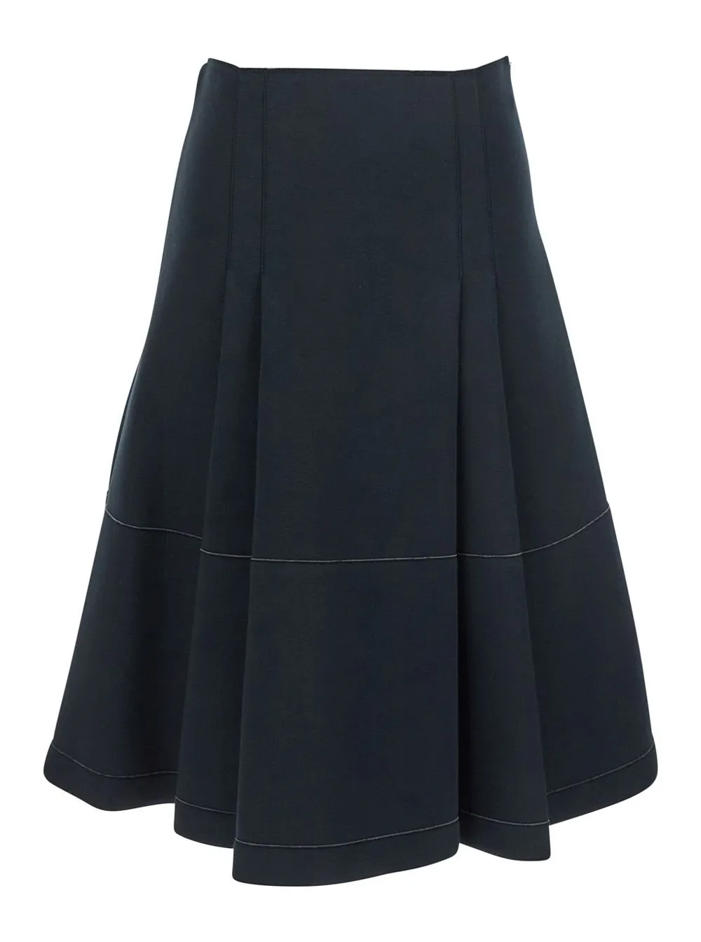 Flared Midi Skirt