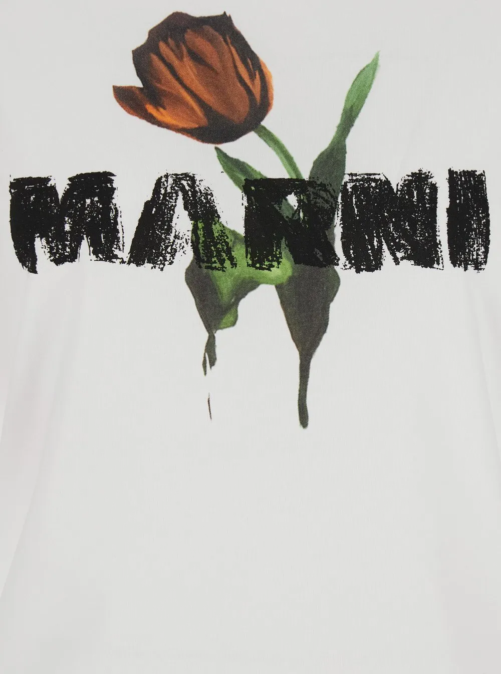 T-Shirt With Tulip Print