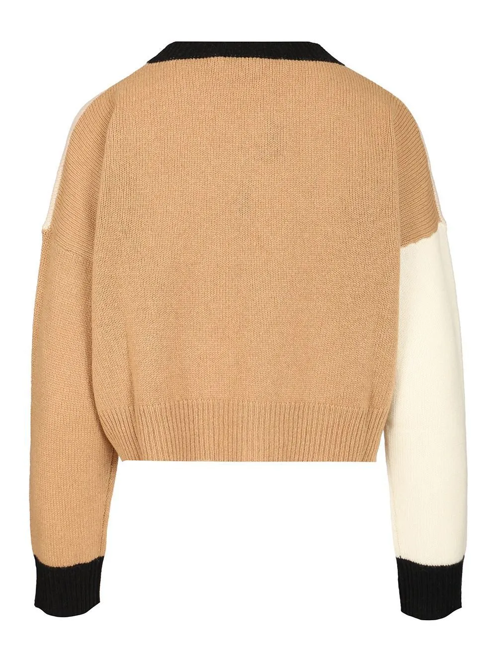 Colorblock Cropped Sweater