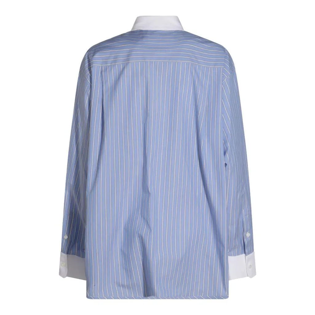 Striped Cotton Poplin Shirt