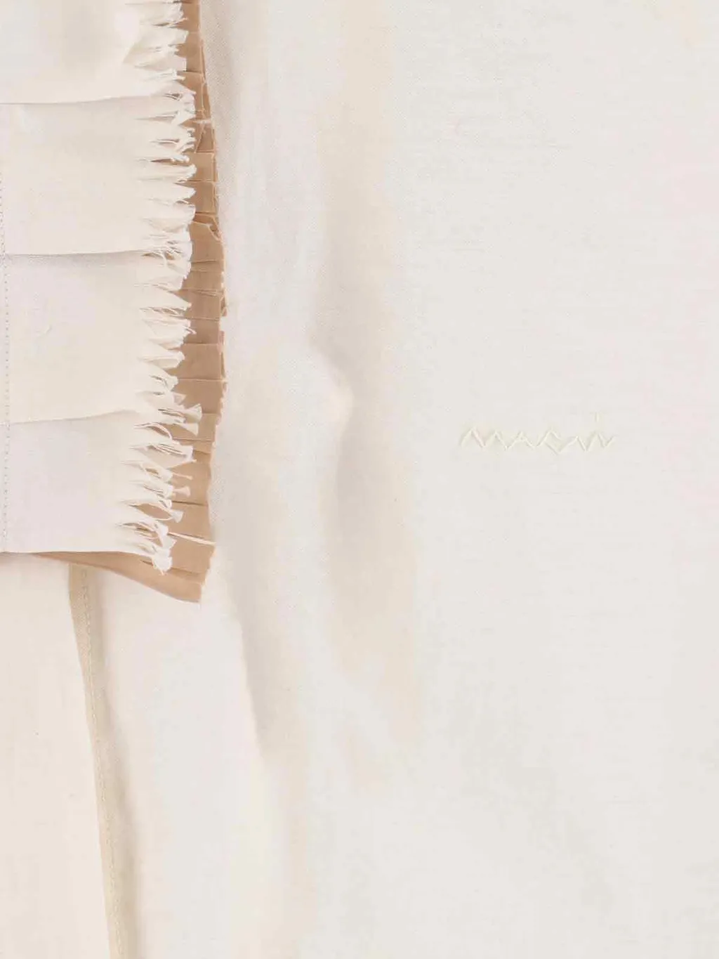 Ruffled Poplin Shirt