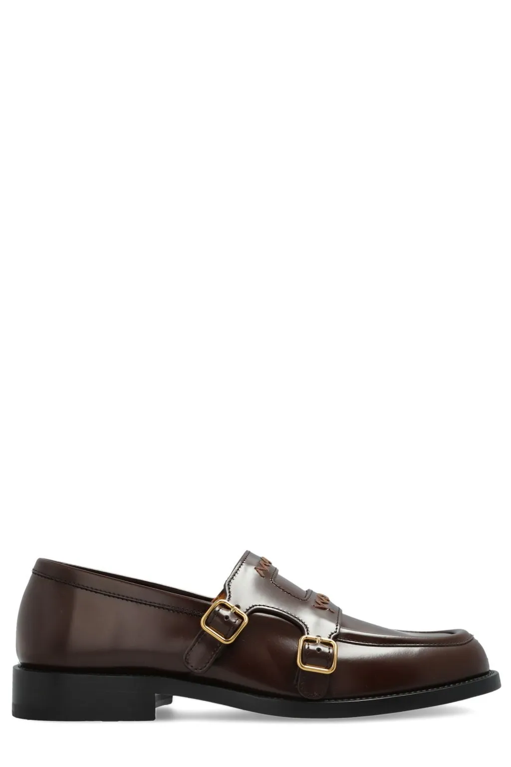 Double Monk Strap Loafers