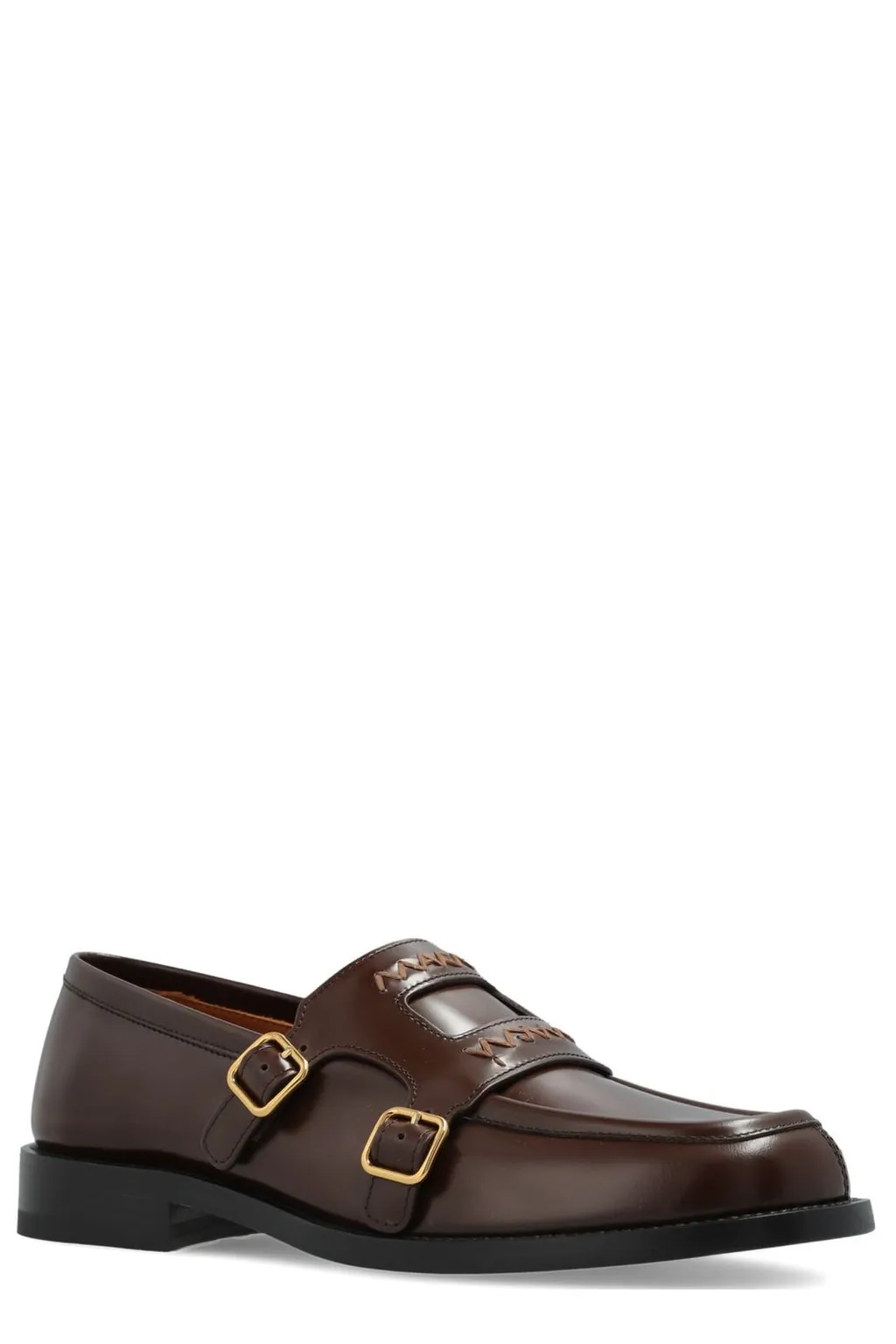 Double Monk Strap Loafers