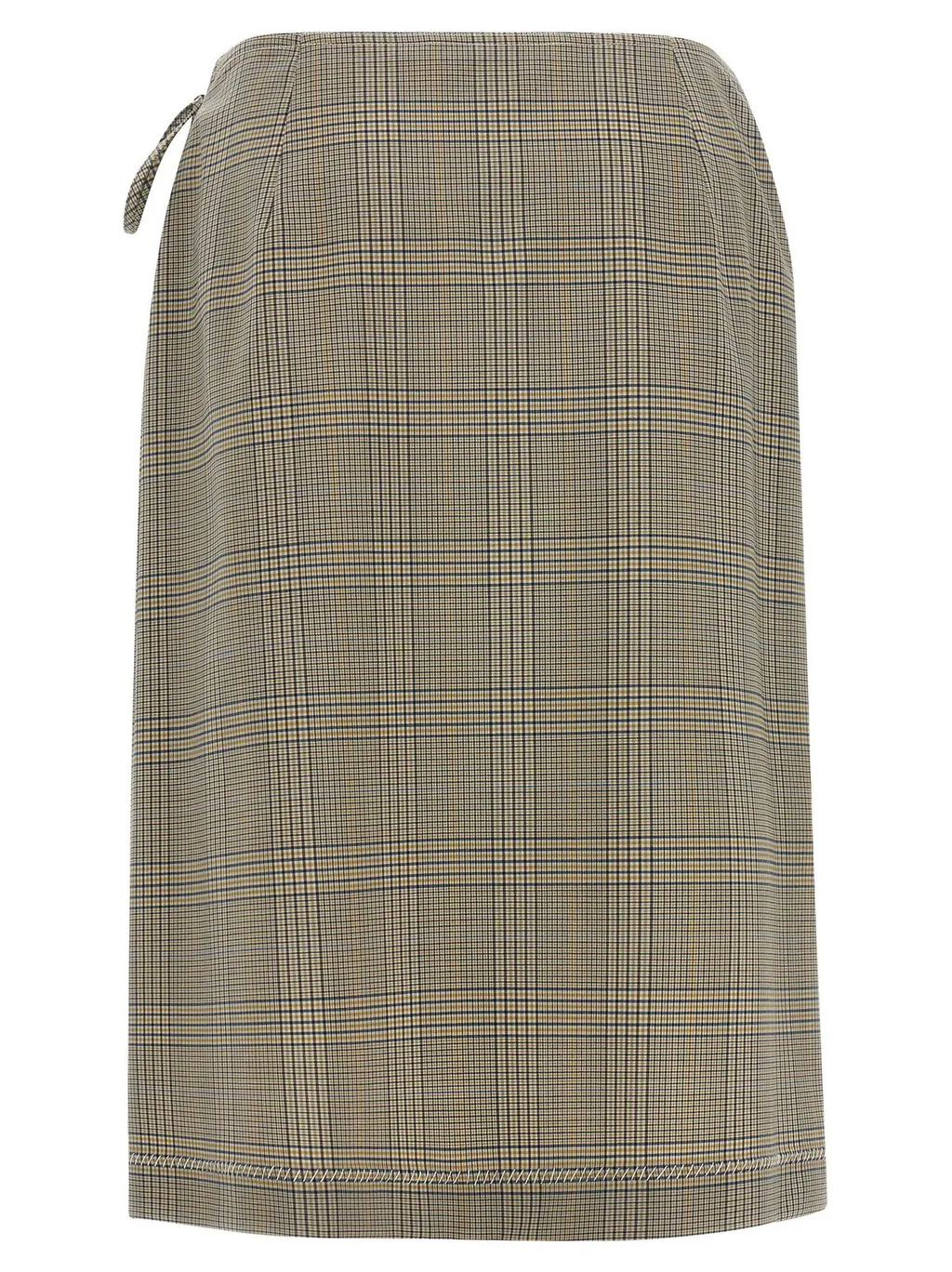 Pleated Wrap Skirt