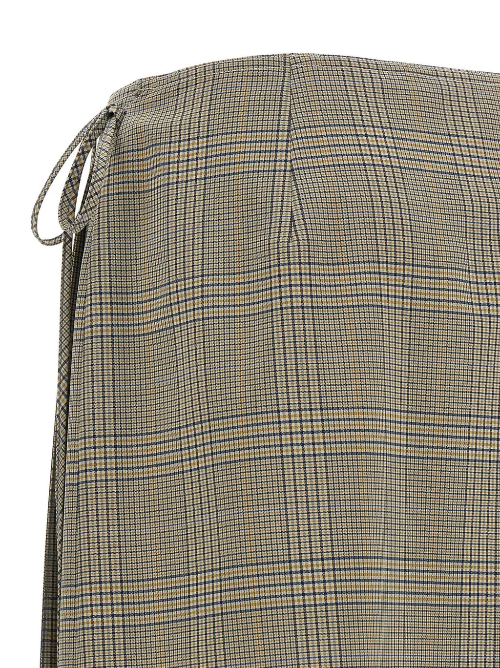Pleated Wrap Skirt