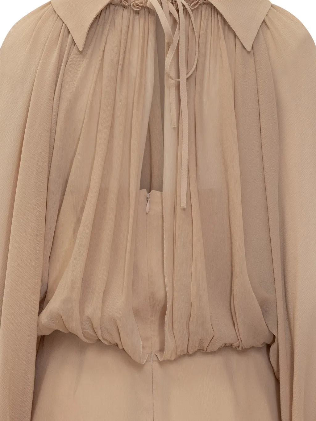 Ruched Blouse And Shorts Set