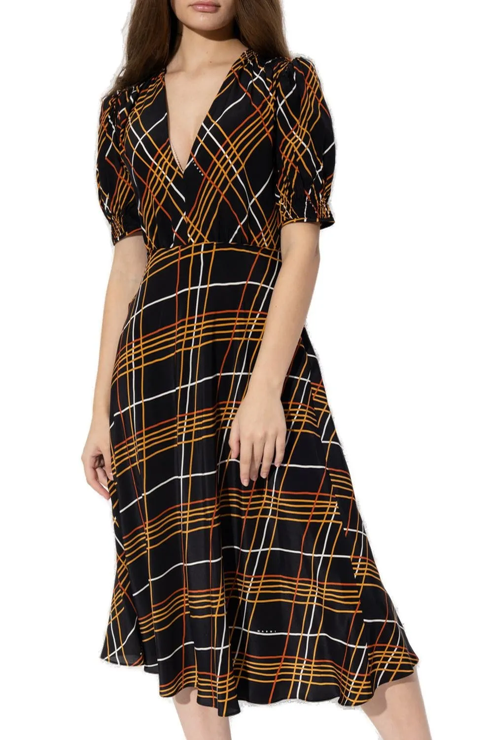 Printed Midi Dress