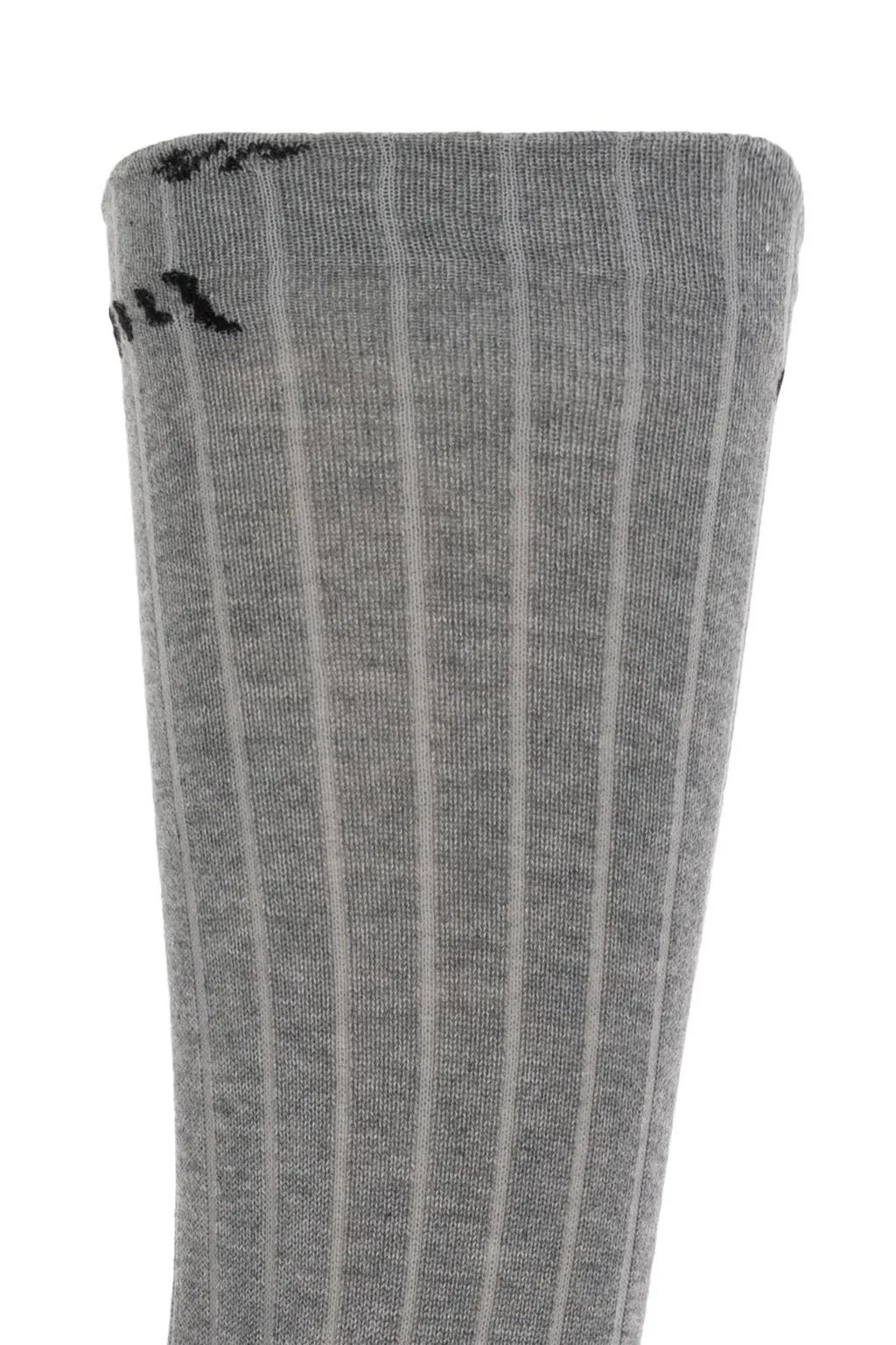 Ribbed Knee-High Socks