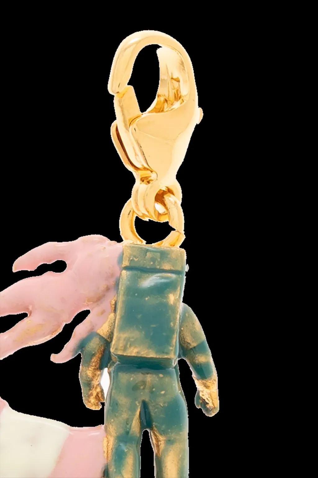 Astronaut, Dog, And Pink Figure Charm