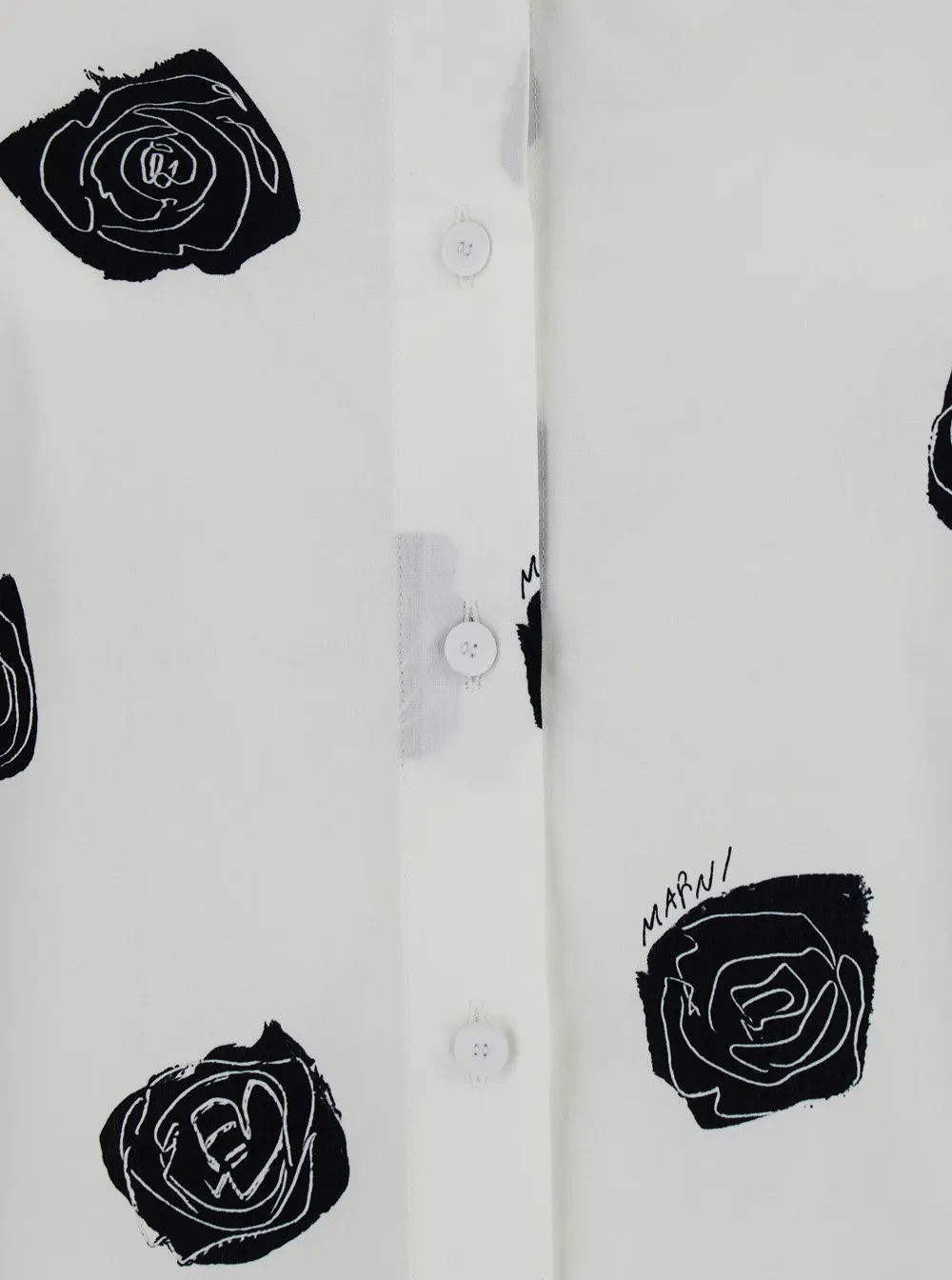 Printed Cotton Poplin Shirt