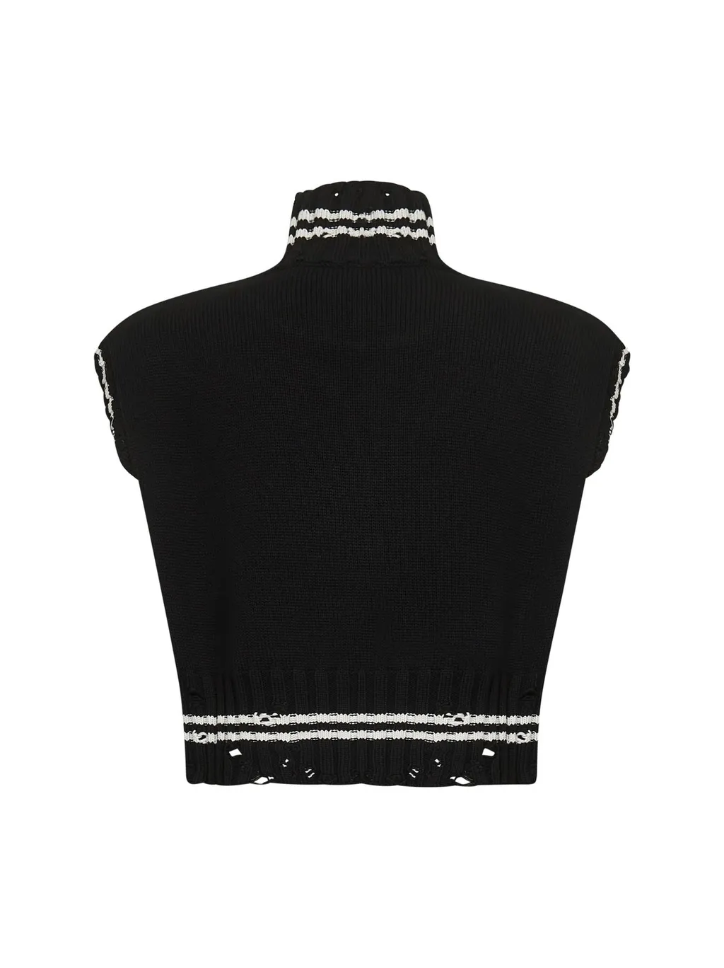 Sleeveless Turtleneck Sweater