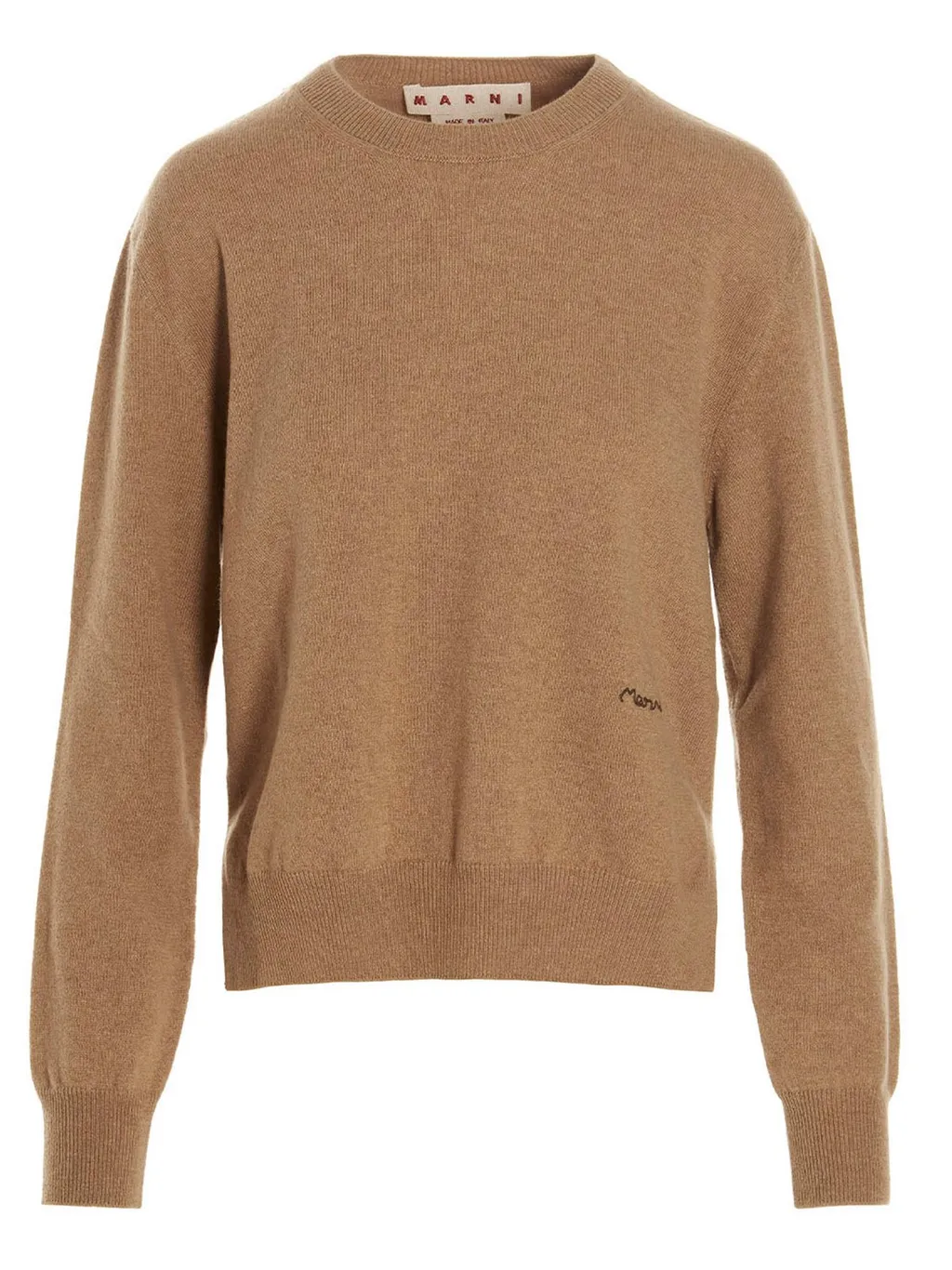 Logo Embroidered Crewneck Sweater