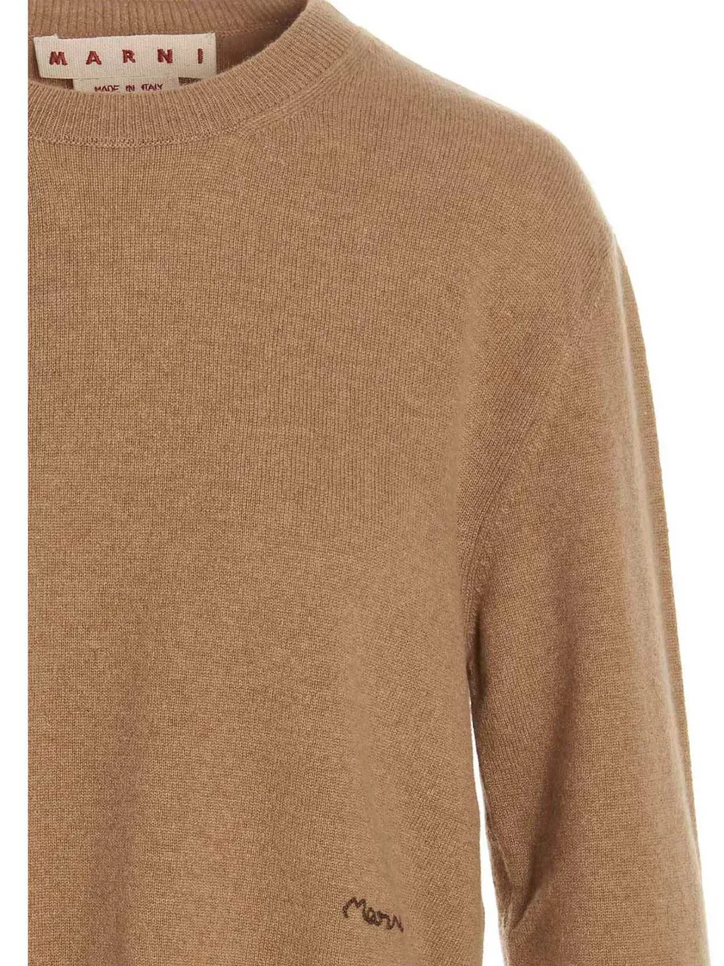 Logo Embroidered Crewneck Sweater