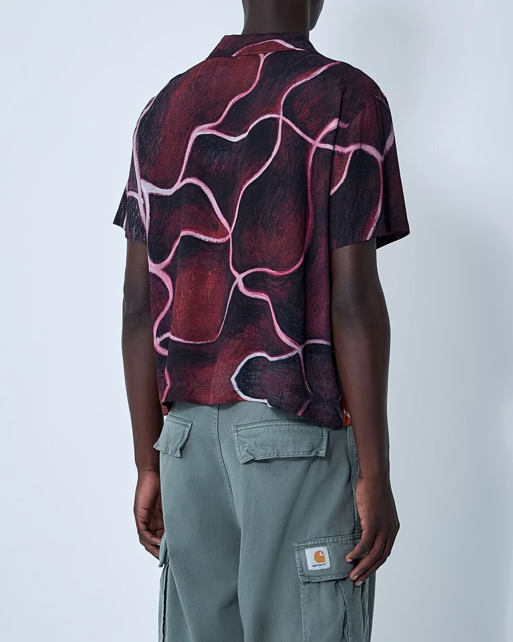 Printed Camp Collar Shirt