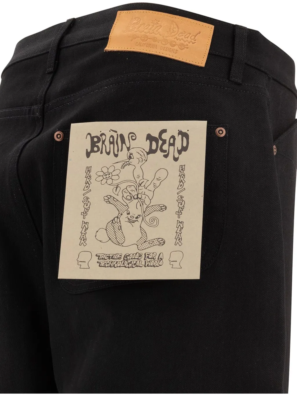 Logo Print Jeans