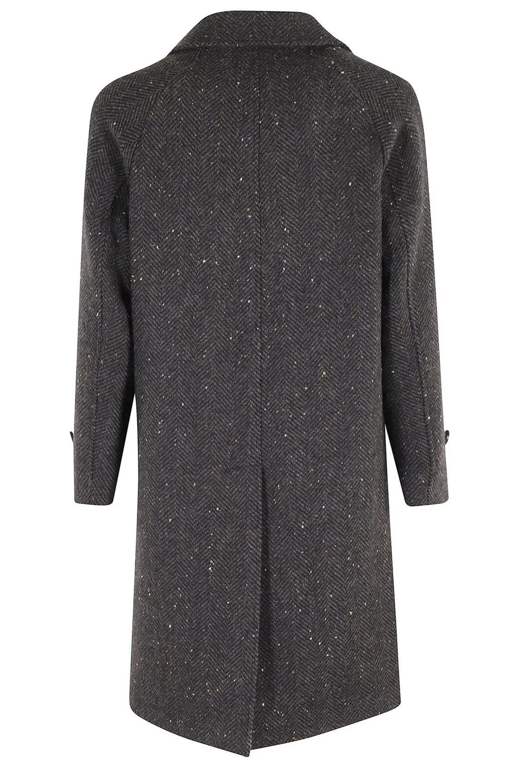 Herringbone Tweed Coat