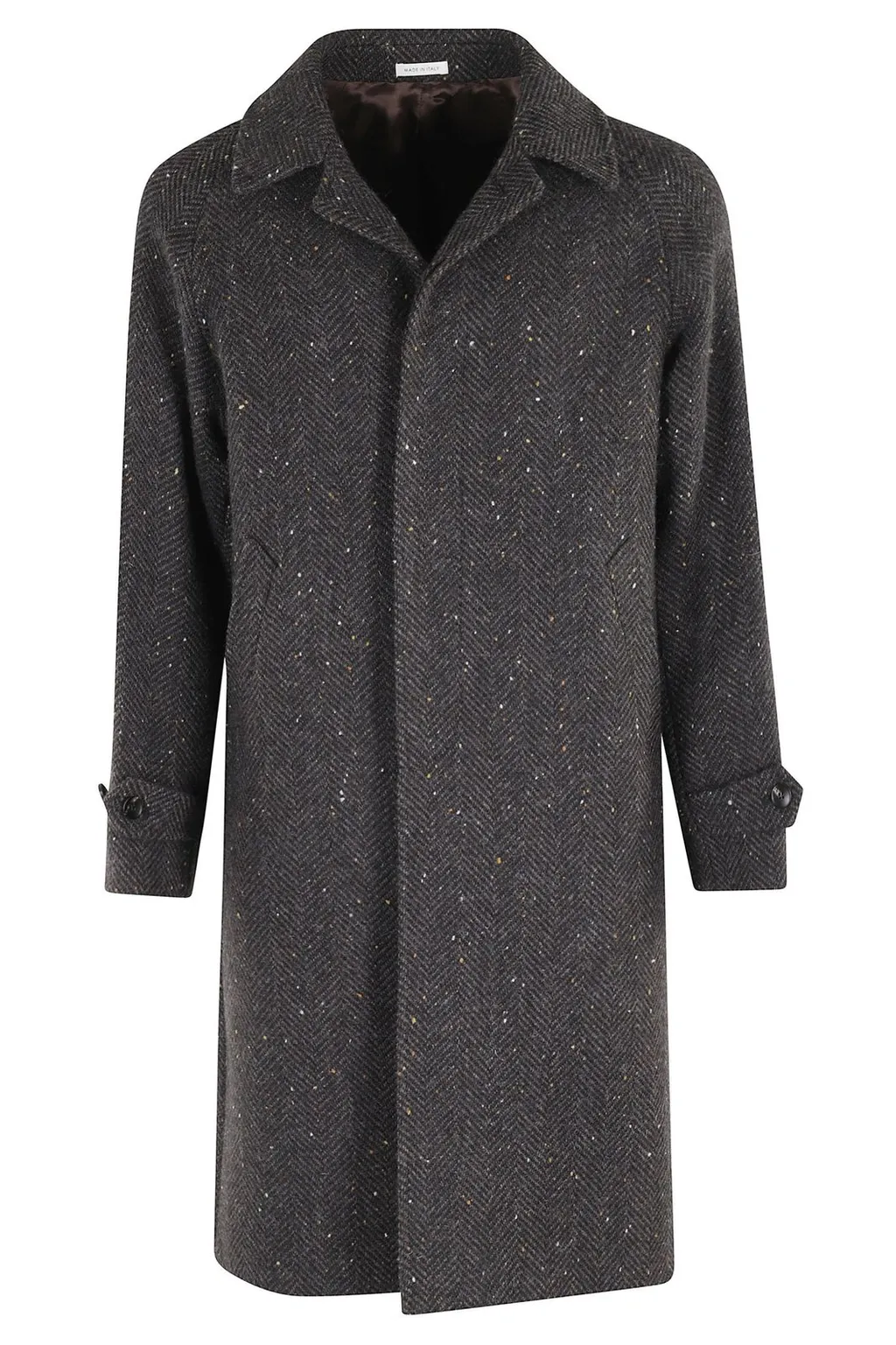 Herringbone Tweed Coat
