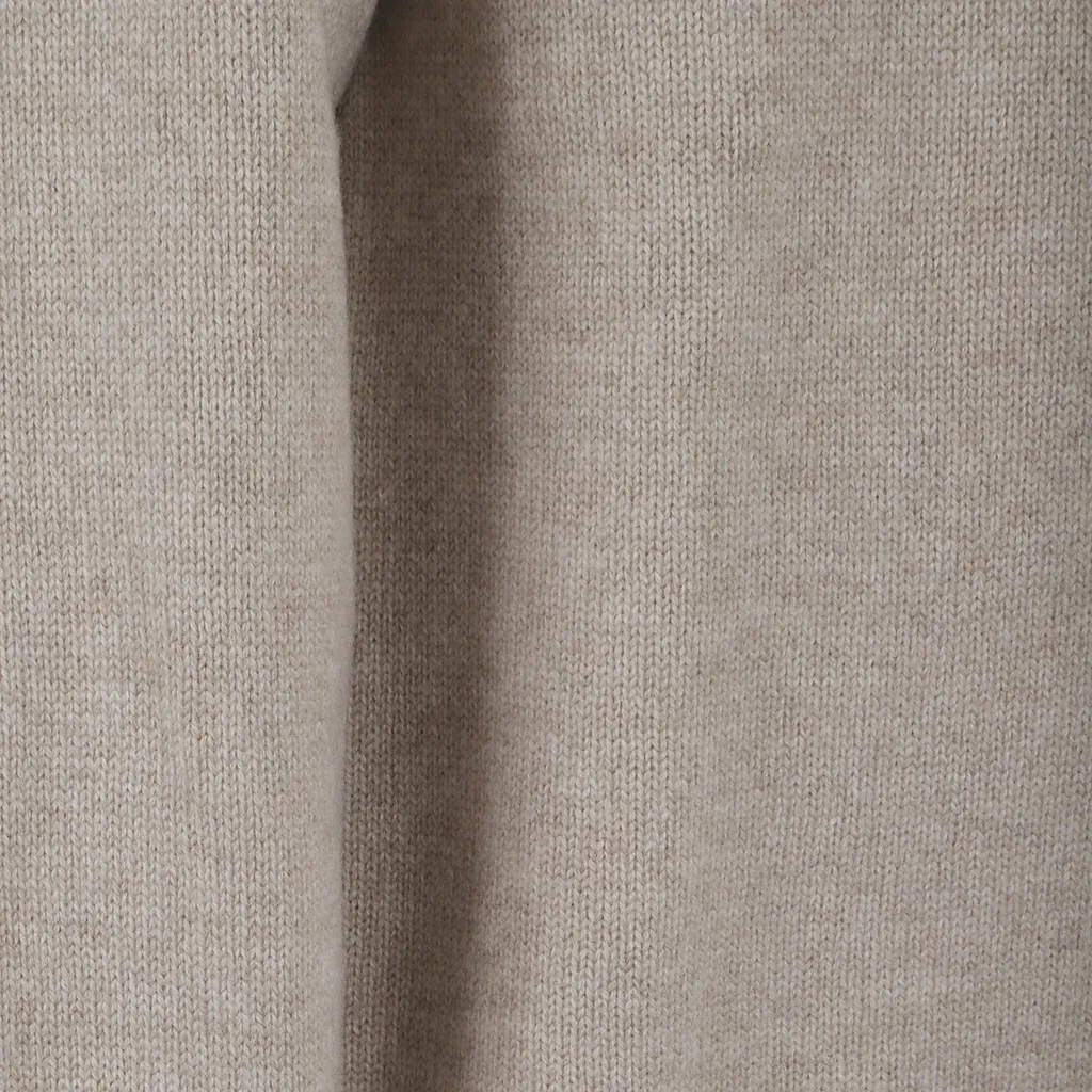 Crewneck Sweater With Geometric Intarsia