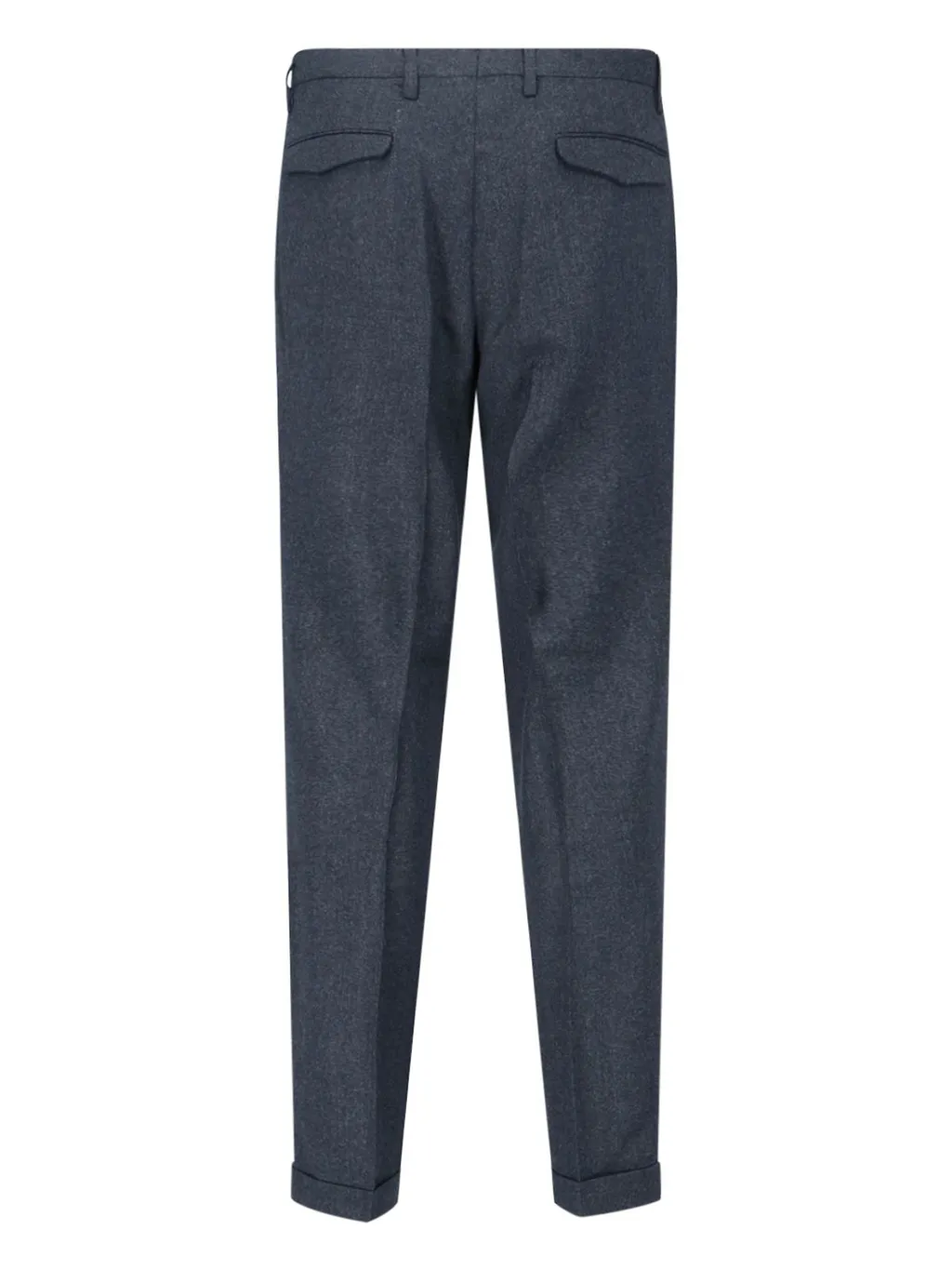 Pleated Cotton Twill Trousers