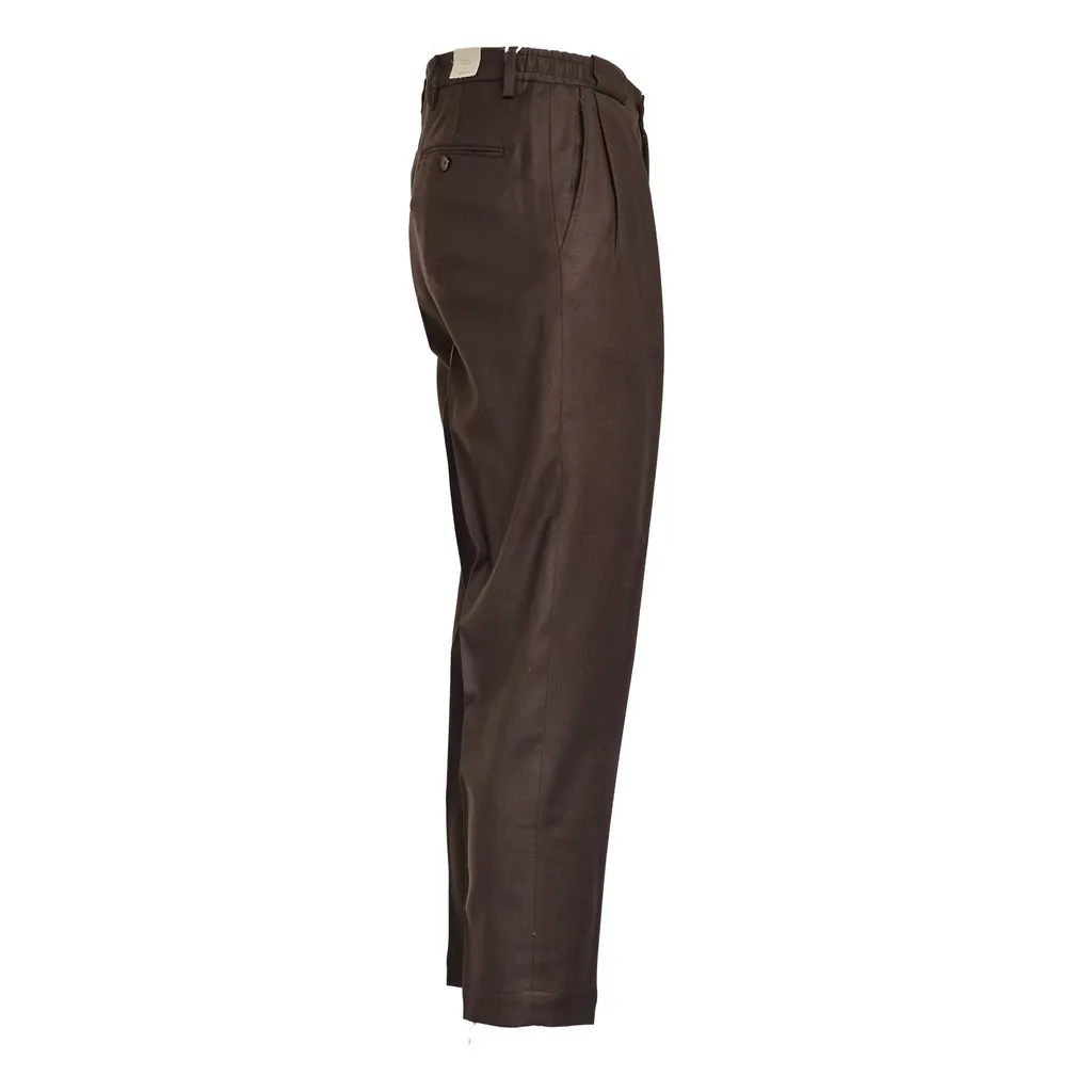 Pleated Wool Trousers