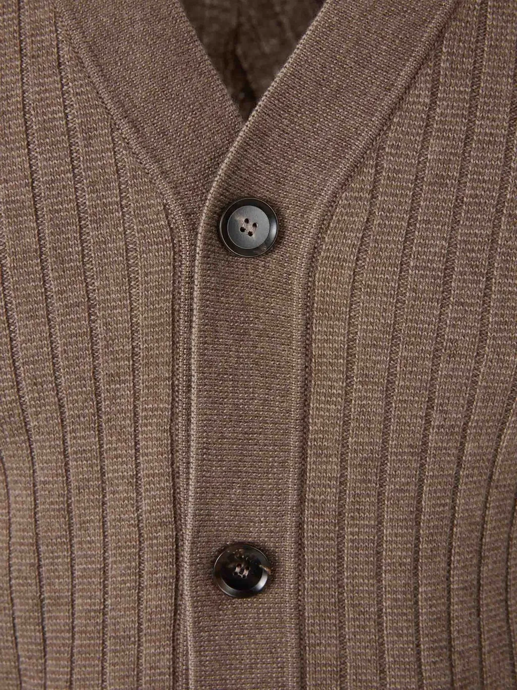 Ribbed Knit Cardigan