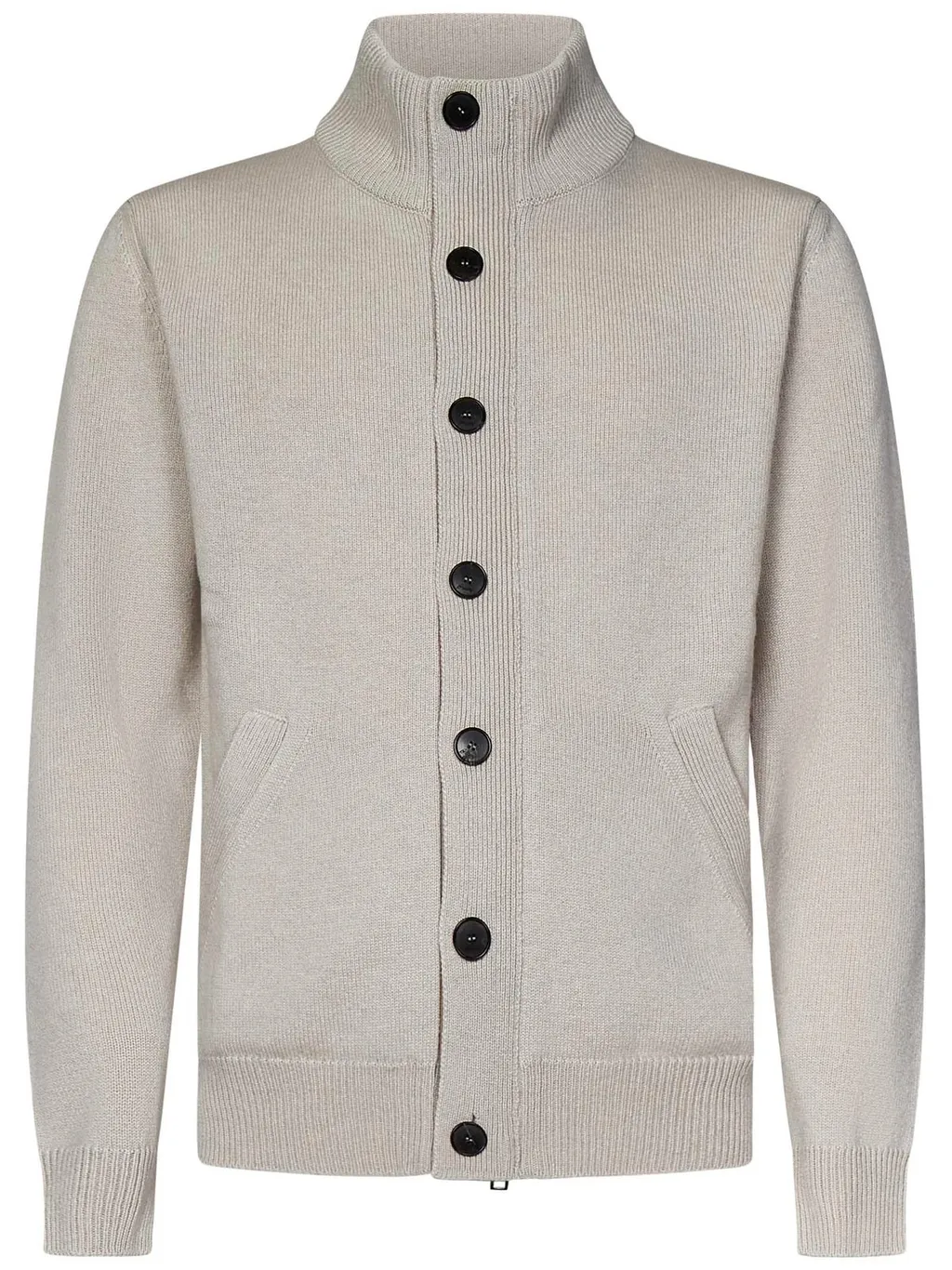 Mock Neck Cardigan