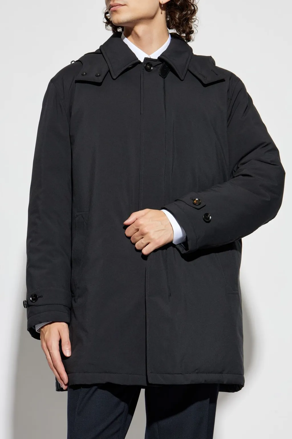 Hooded Trench Coat