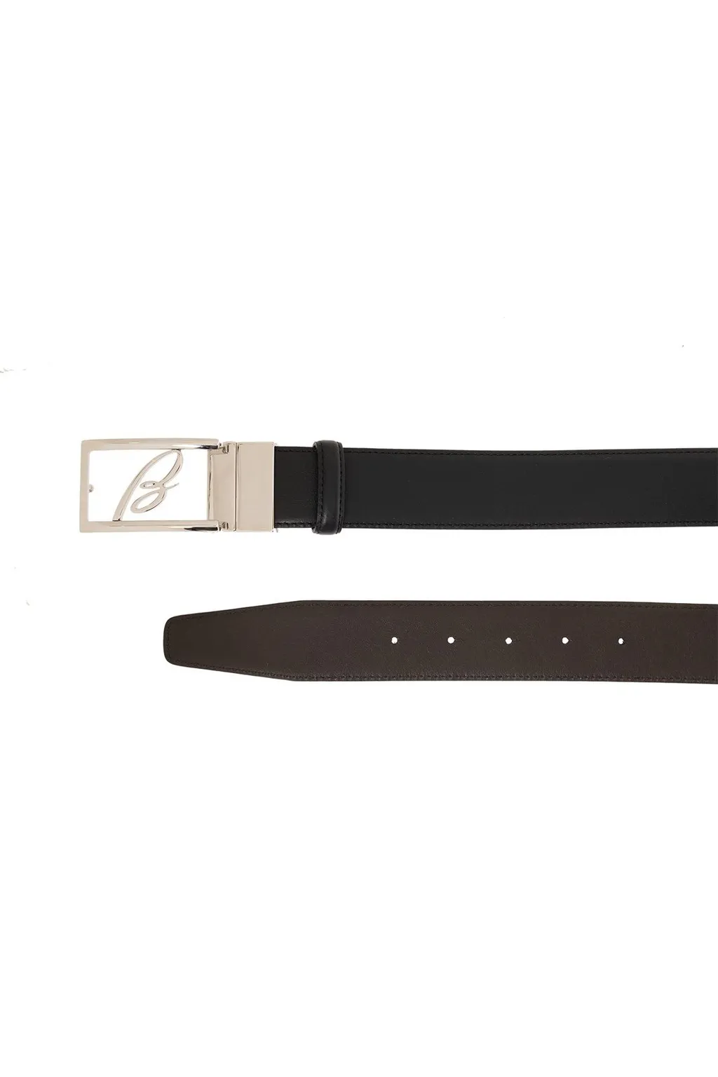 Belt With Logo Buckle