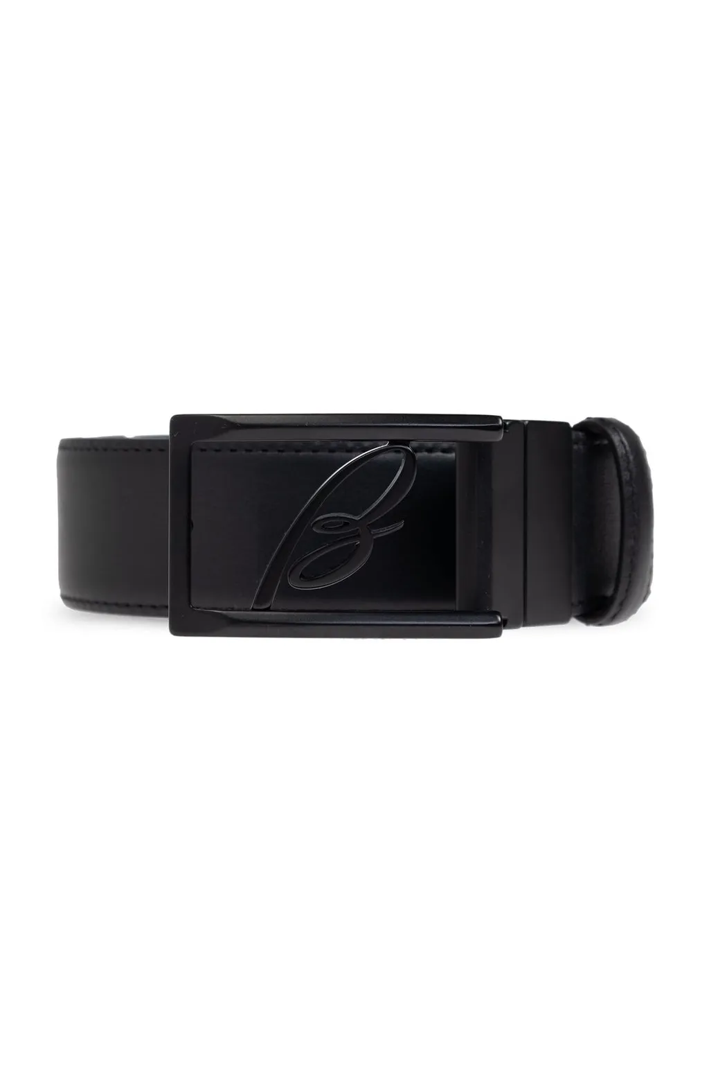 Belt With Logo Buckle